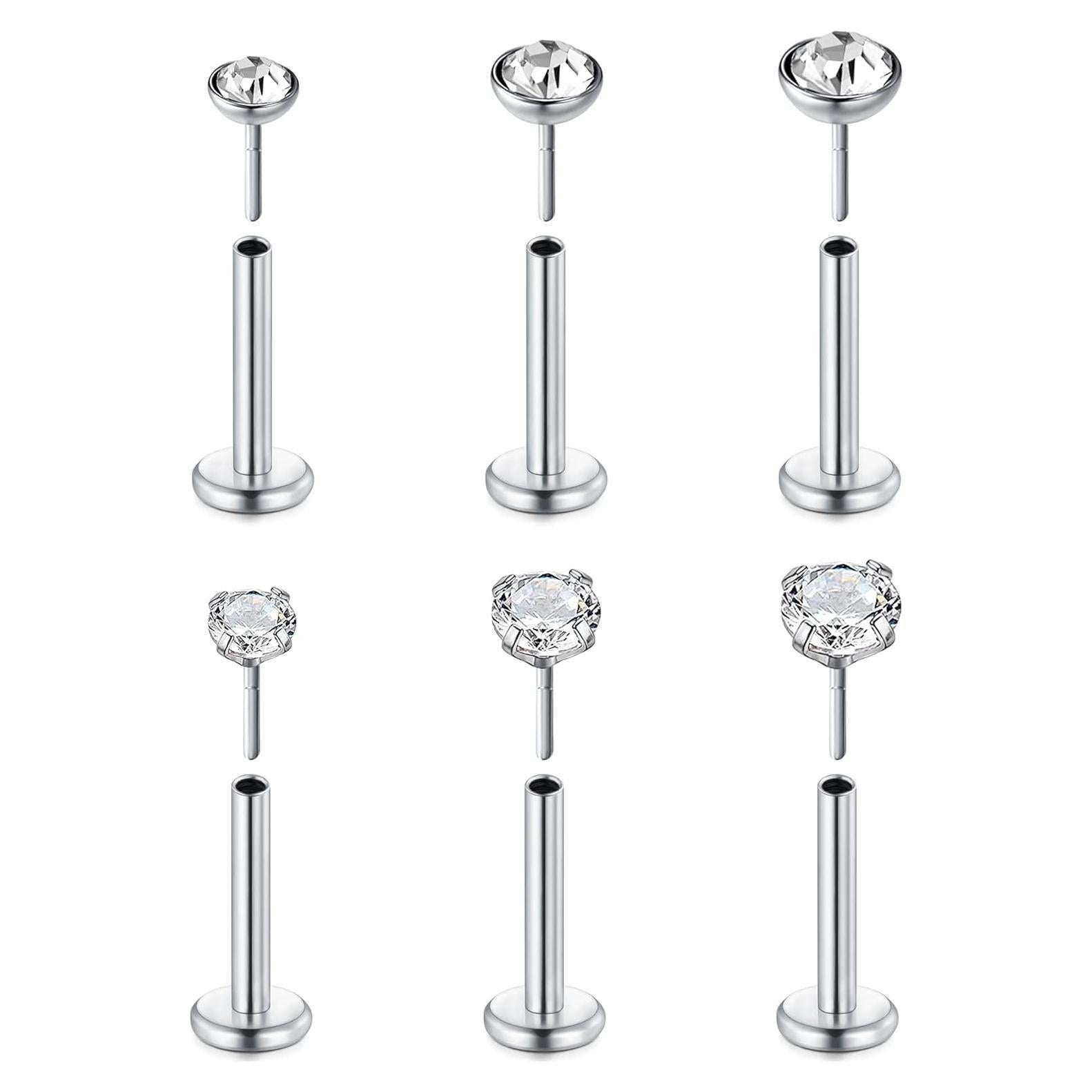 Aros Nasales D.Bella 20G Acero Inoxidable 8mm 32pcs