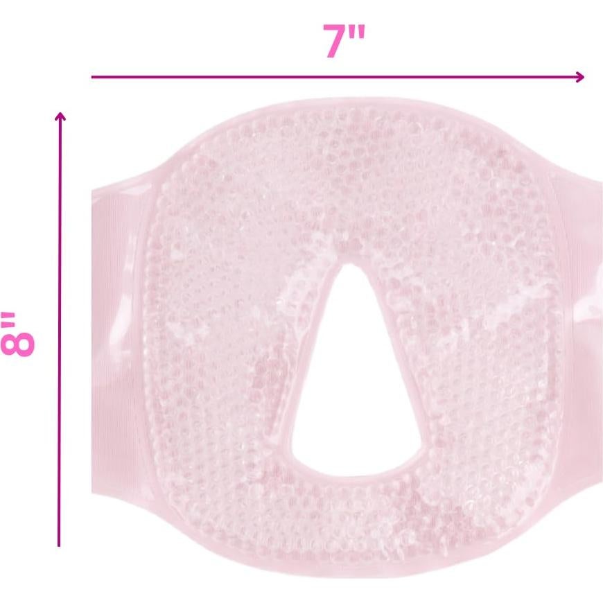 Máscara Facial Caliente Fría FOMI Care Rosa 20x17 cm