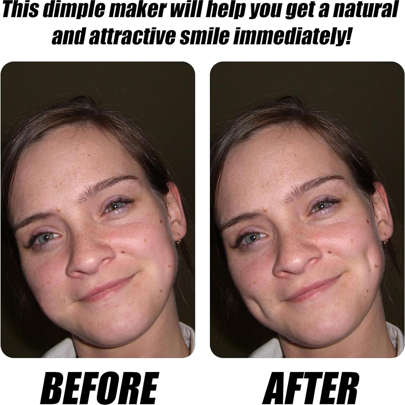 Creador de Hoyuelos para Mejillas Vodolo - 4 Piezas, Blanco