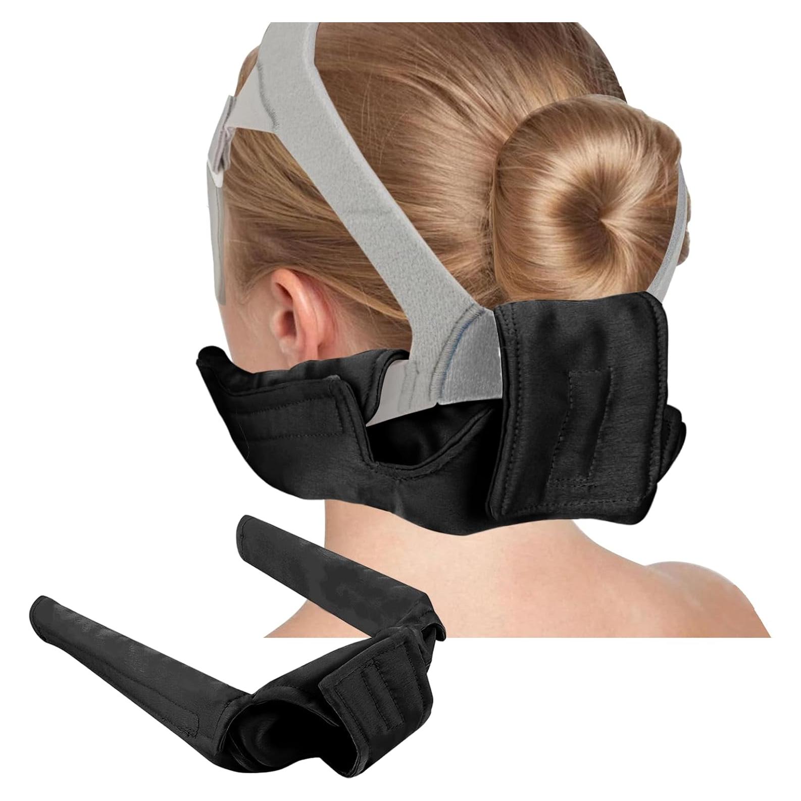 Almohadilla para Cuello CPAP JFHNMLW Negra - Suave y Transpirable