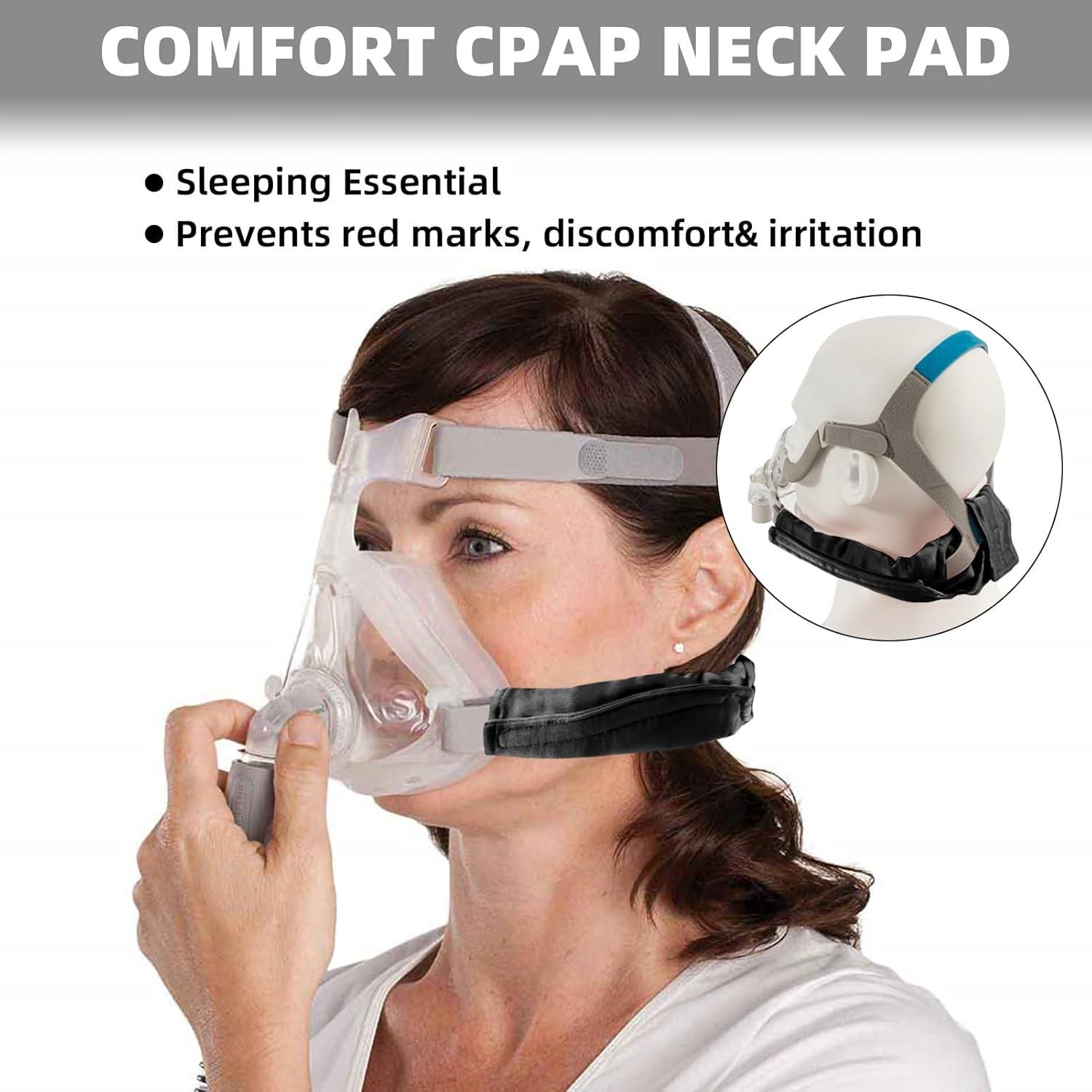 Almohadilla para Cuello CPAP JFHNMLW Negra - Suave y Transpirable