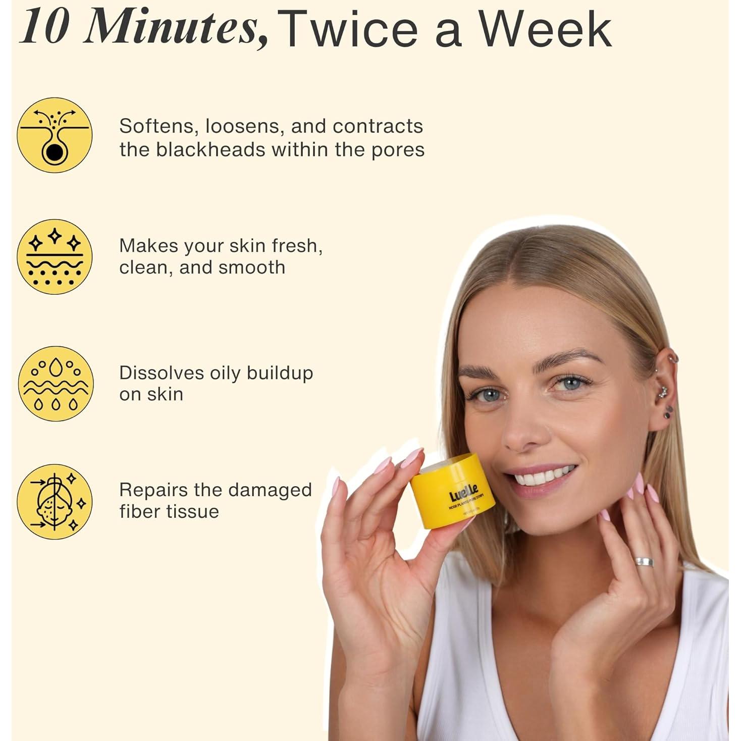 Tiras para Poros Luelle 100 PCS - Limpieza Profunda y Peel Off