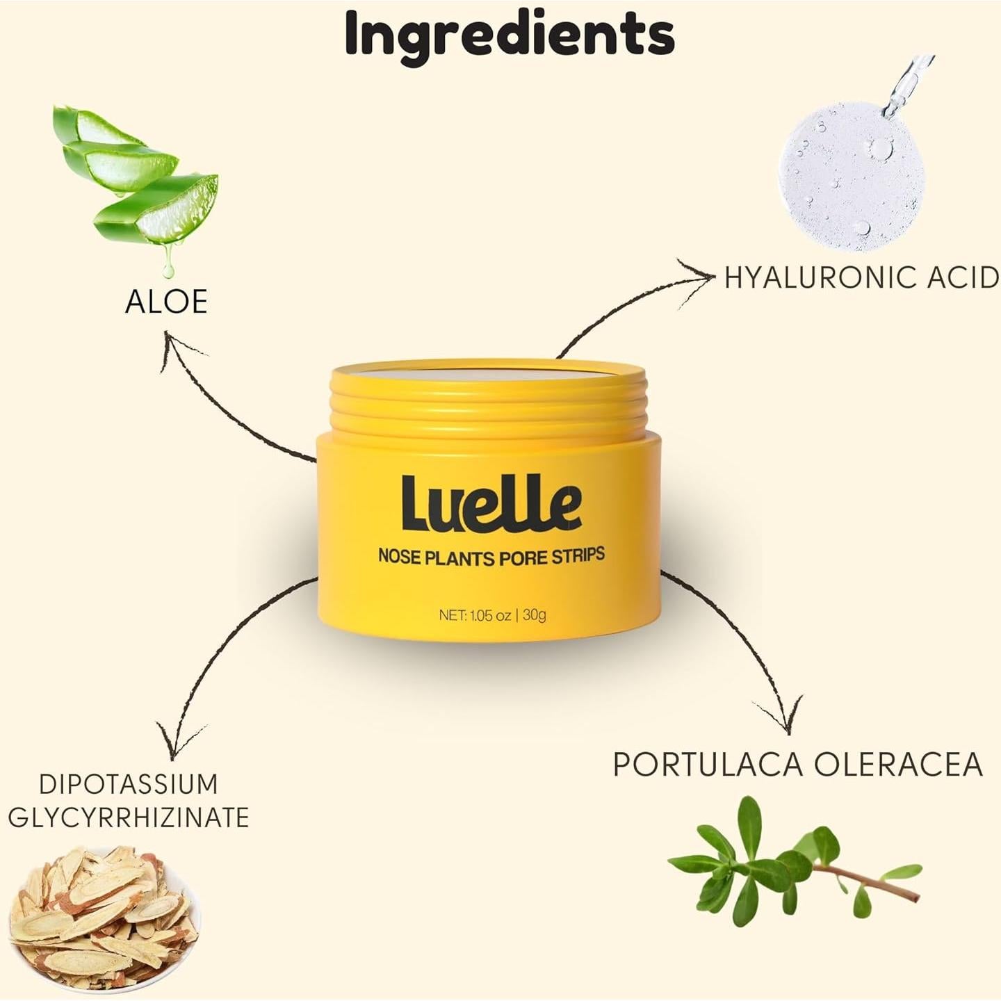 Tiras para Poros Luelle 100 PCS - Limpieza Profunda y Peel Off