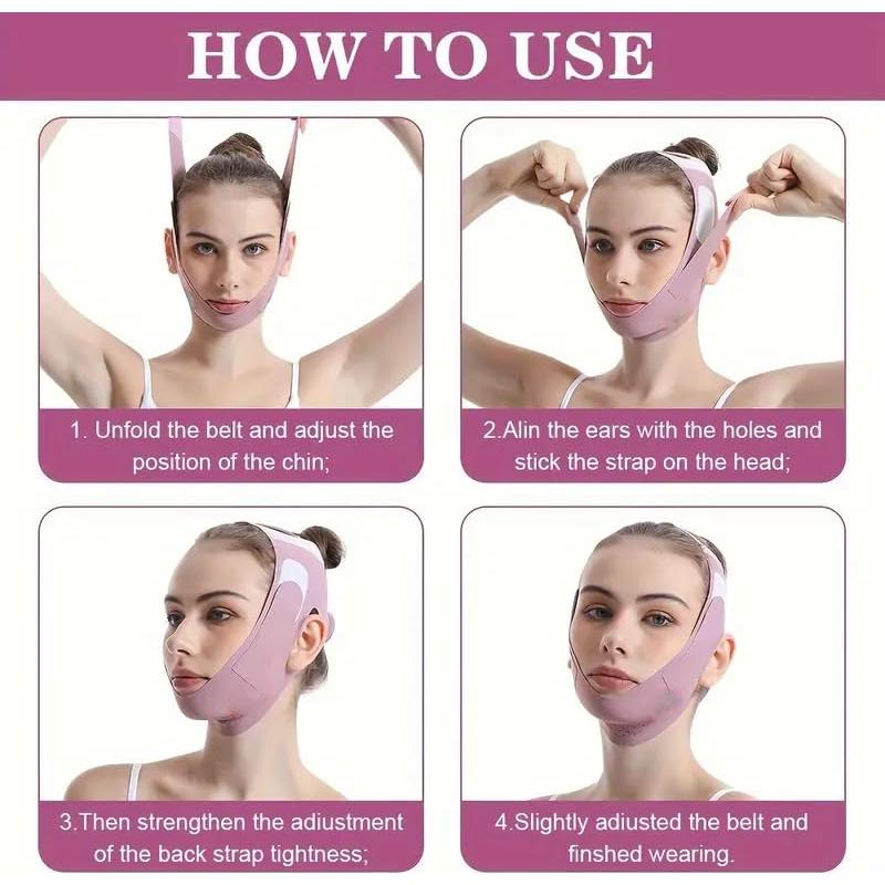 Máscara Reductora Facial Syalong - Elevación V, Transpirable