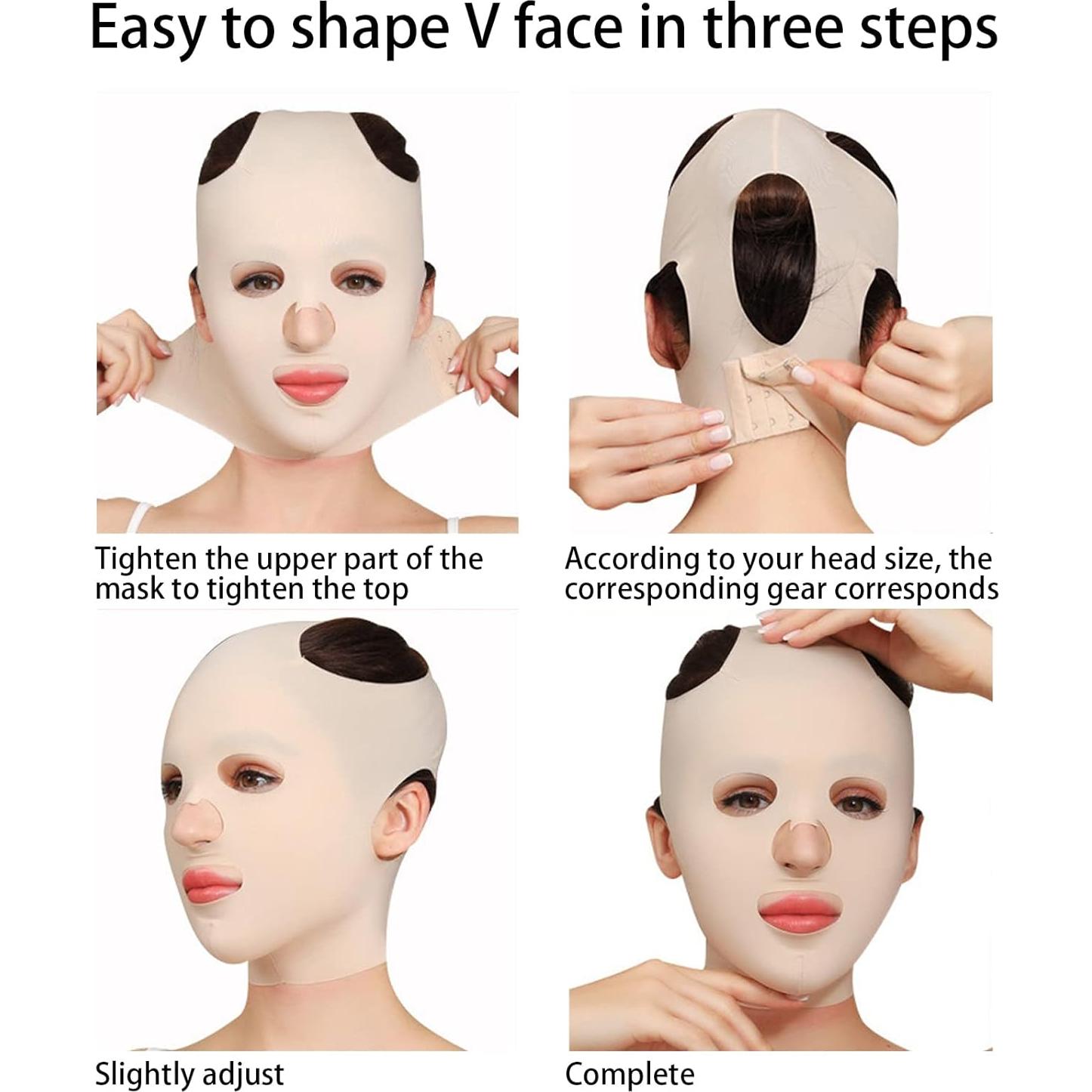 Correa de Adelgazamiento Facial KMYI - Cinturón V para Papada