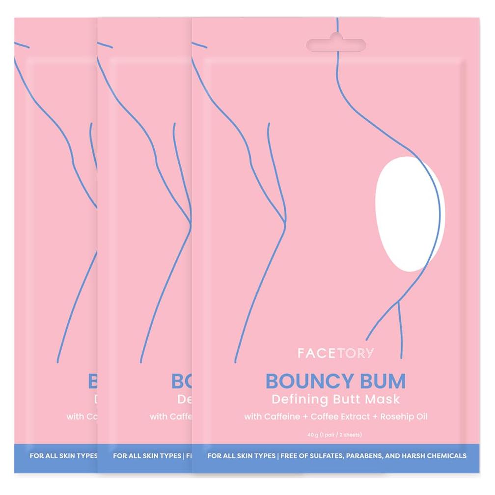 Máscara Definidora de Glúteos FaceTory - 2 Unidades con Cafeína