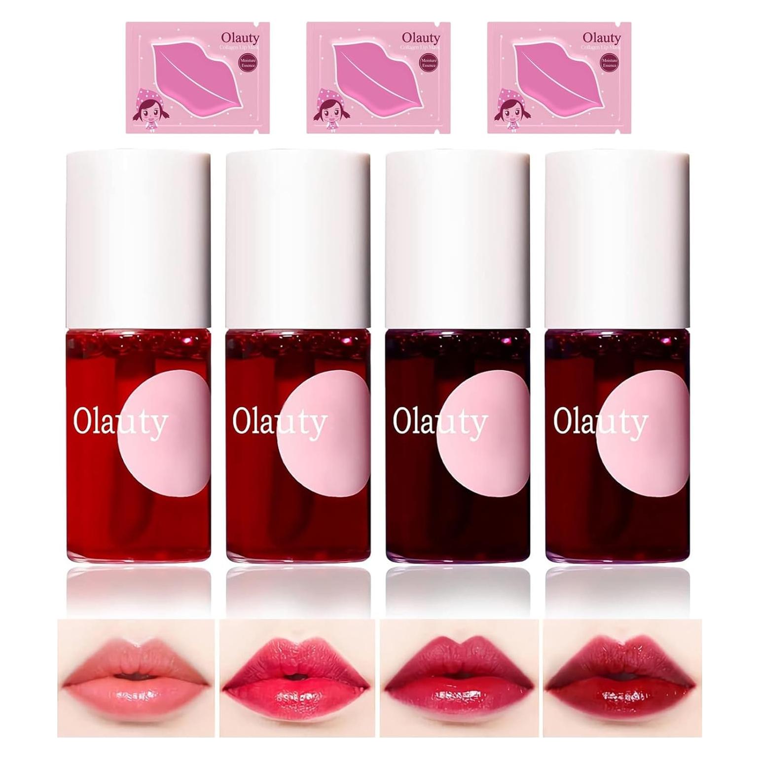 Set de 4 Tintes Labiales y 3 Mascarillas Labiales Flanoid