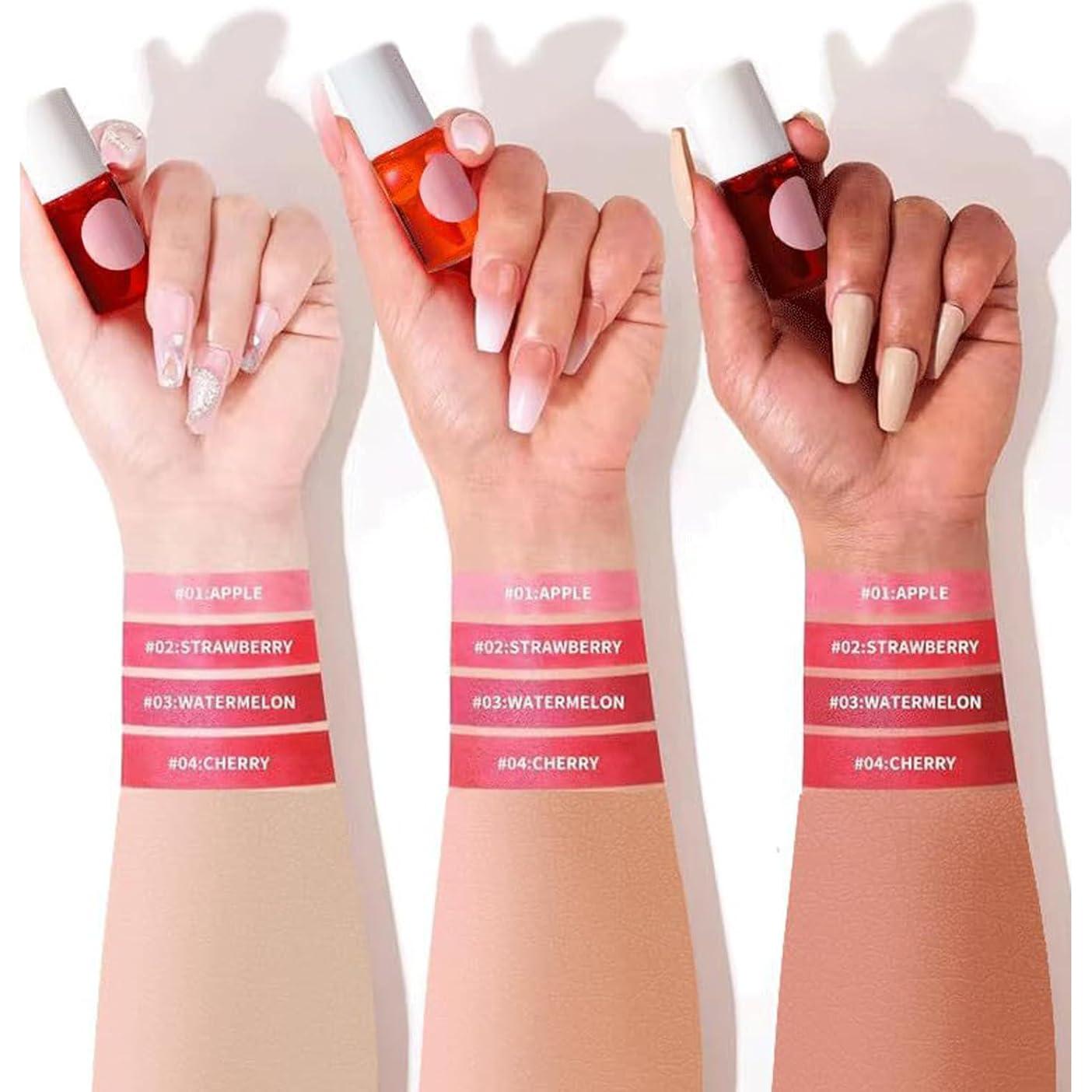 Set de 4 Tintes Labiales y 3 Mascarillas Labiales Flanoid