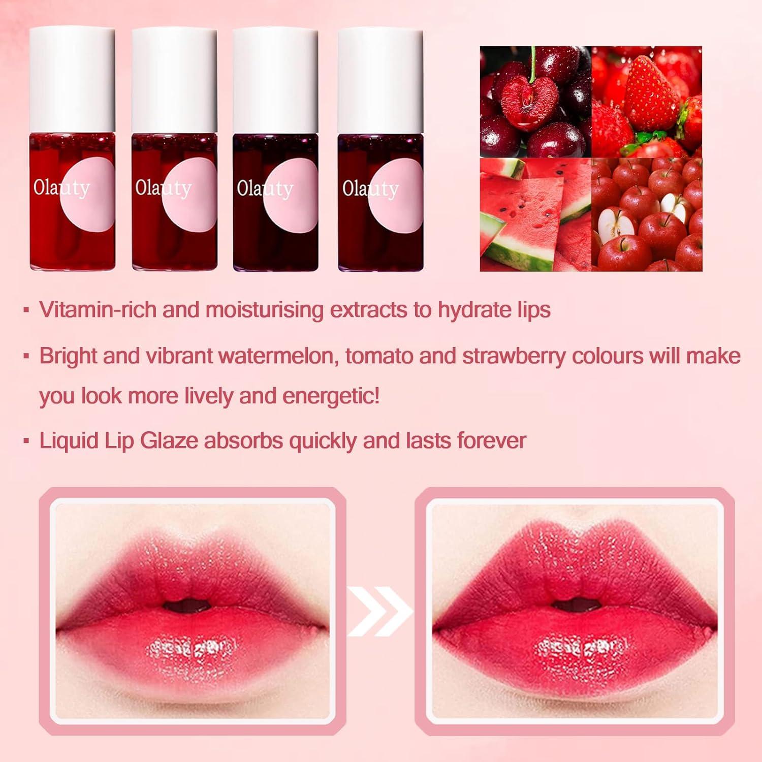 Set de 4 Tintes Labiales y 3 Mascarillas Labiales Flanoid