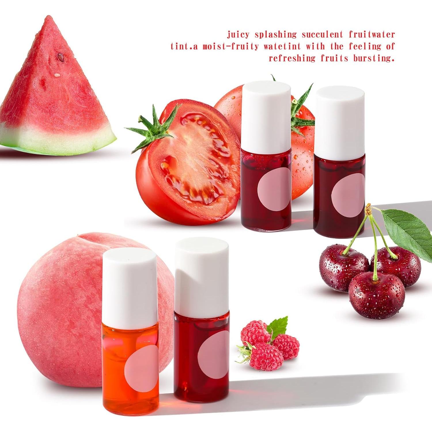 Set de 4 Tintes Labiales y 3 Mascarillas Labiales Flanoid