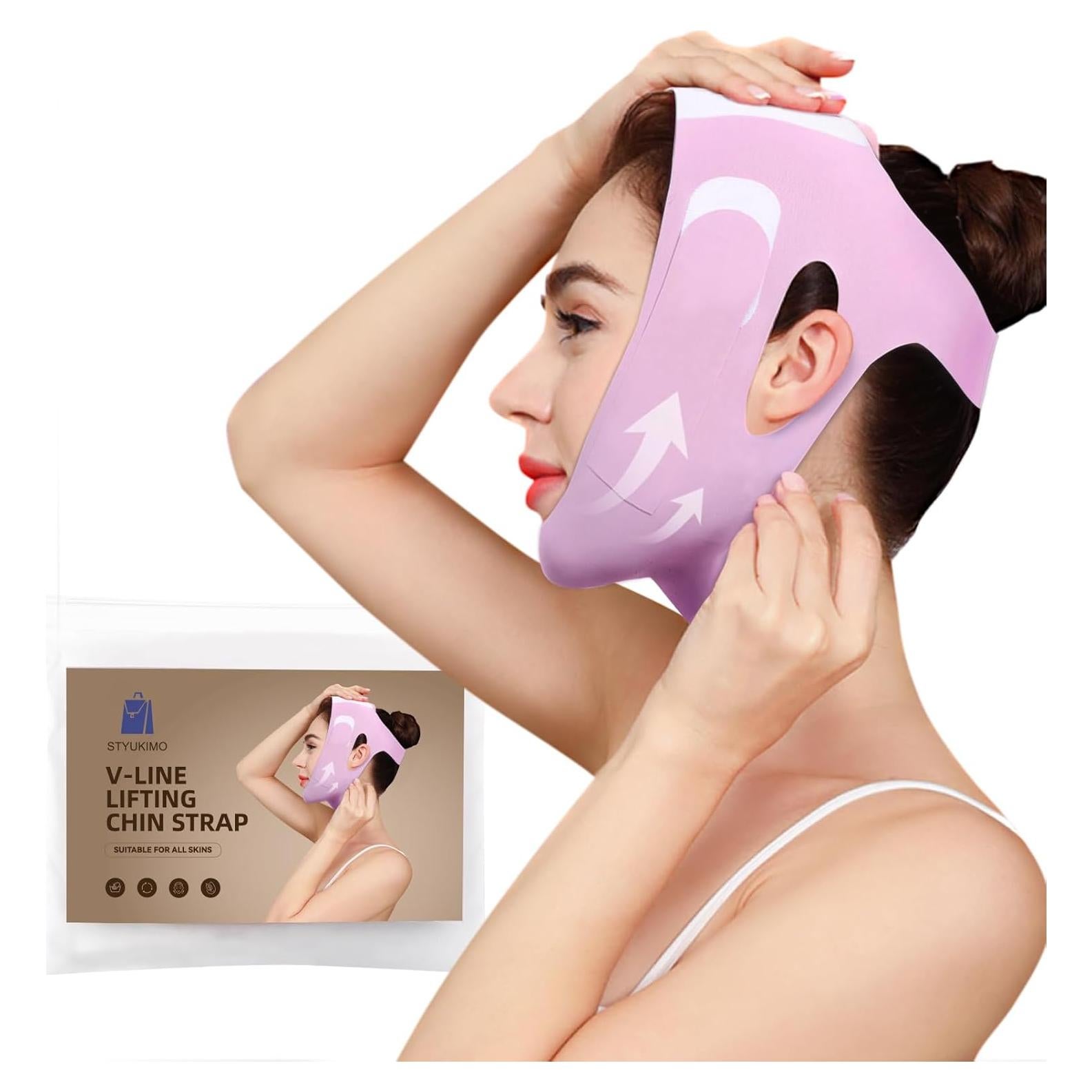 Correa Facial Reutilizable V-Line YUMO para Dormir y Yoga