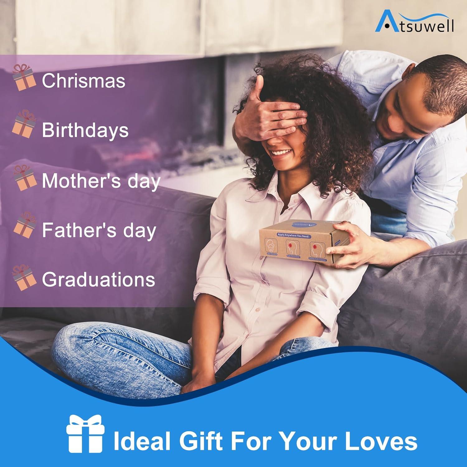 Máscara Sinusal Atsuwell Rosa - Almohadilla Térmica para Ojos