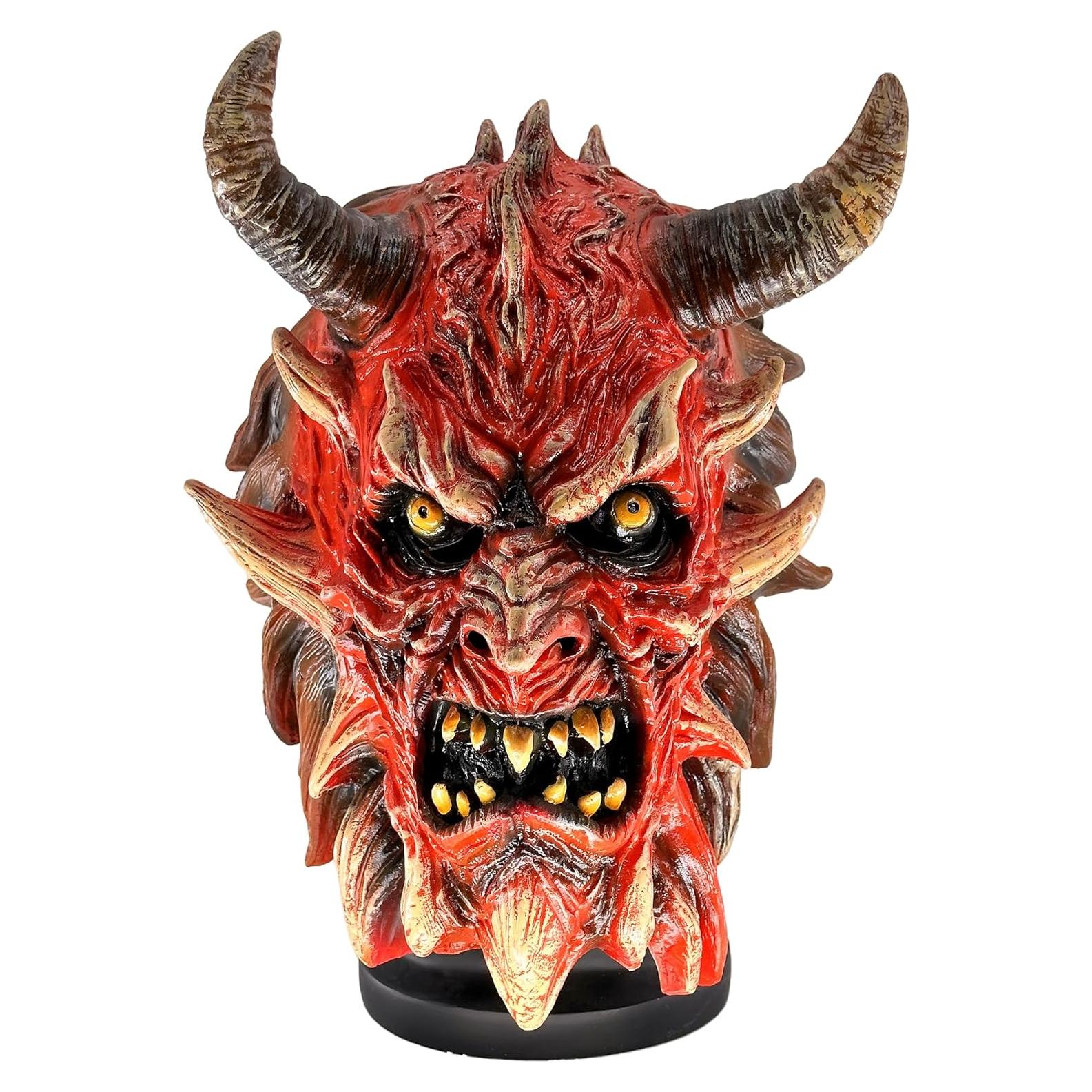 Máscara de Diablo Rojo MILERUN - Láttex Realista 29 cm