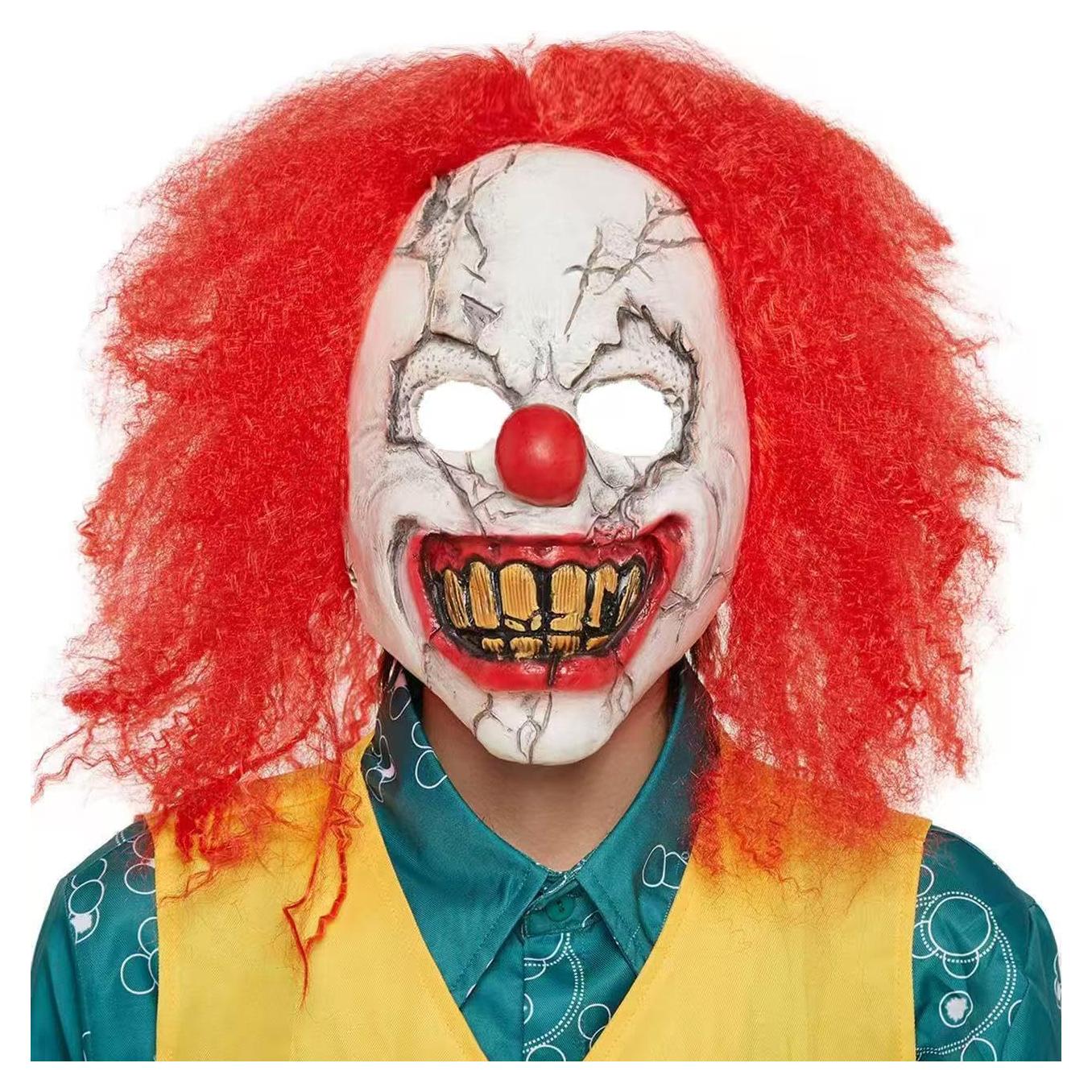 Máscara de Payaso Malvado Monisorly para Adultos - Halloween