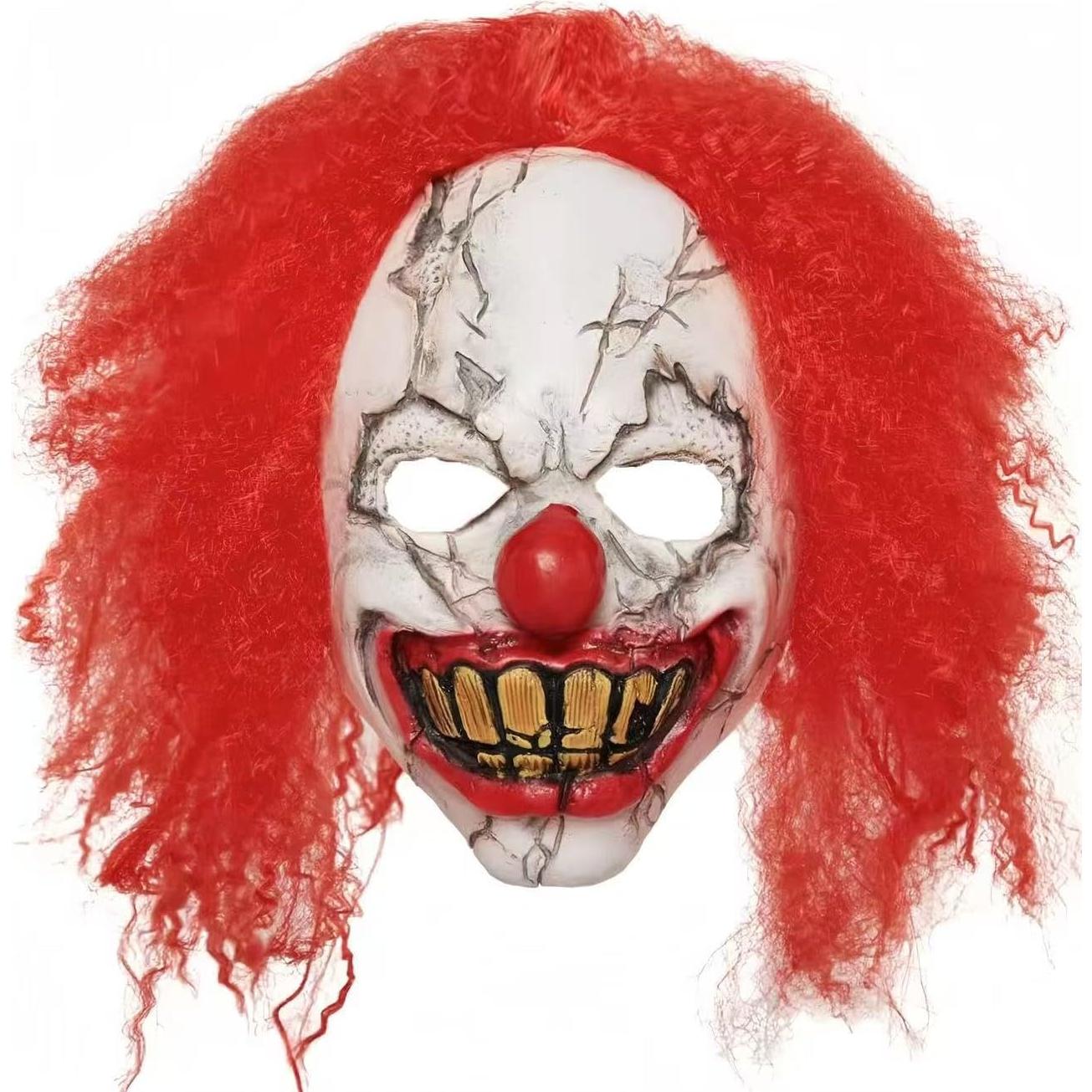 Máscara de Payaso Malvado Monisorly para Adultos - Halloween