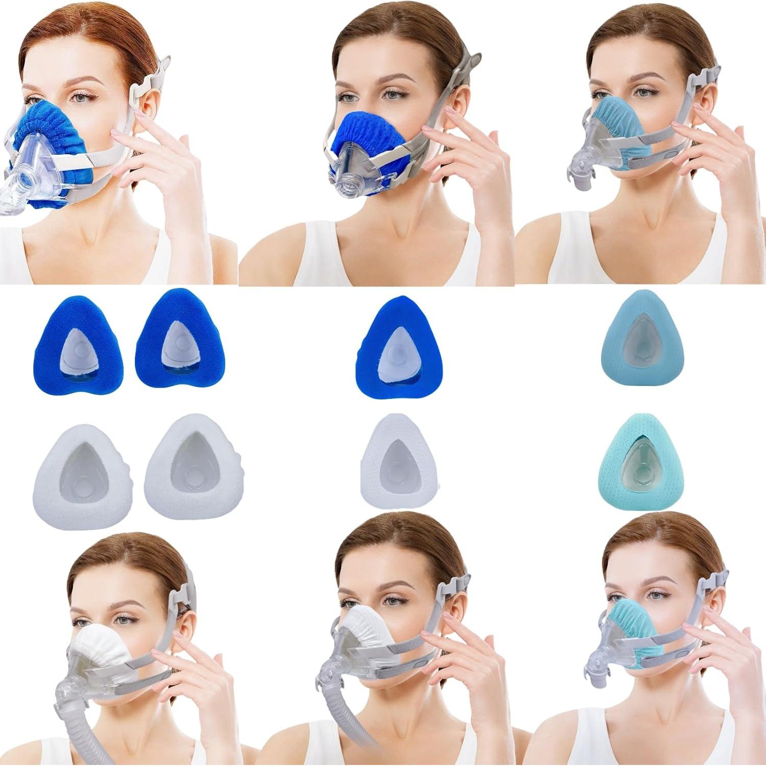 Paquete de 8 forros CPAP playWooWgo Talla Única - 4 Silky Cool + 4 Soft