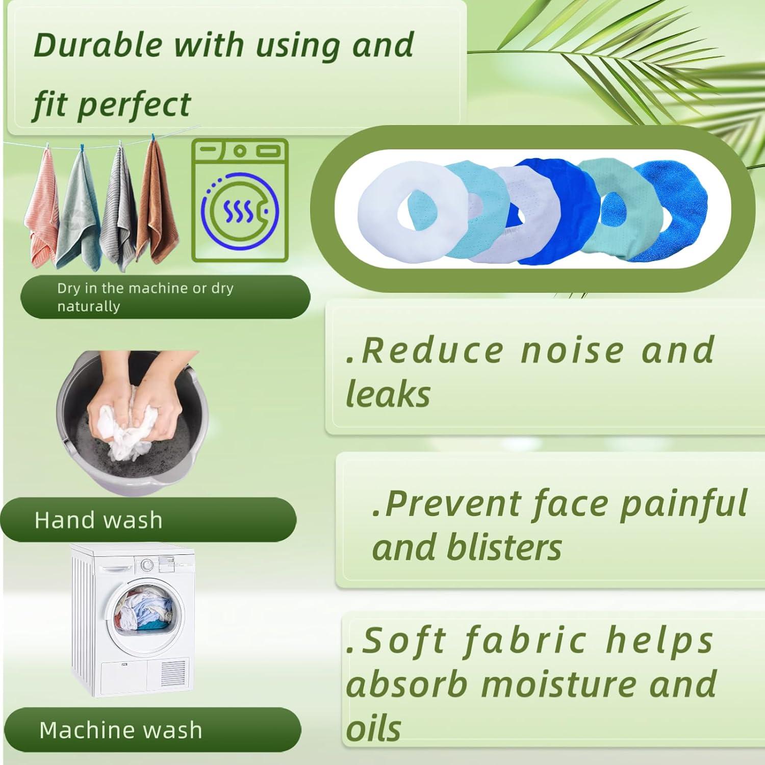 Paquete de 8 forros CPAP playWooWgo Talla Única - 4 Silky Cool + 4 Soft