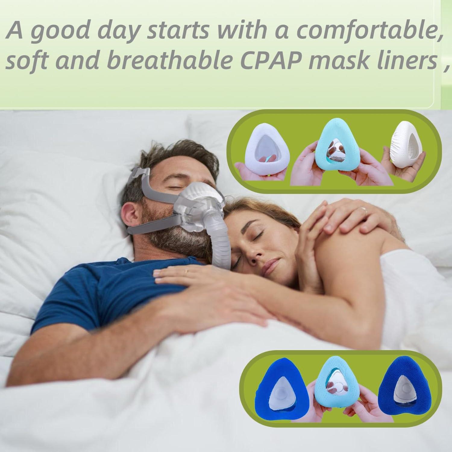 Paquete de 8 forros CPAP playWooWgo Talla Única - 4 Silky Cool + 4 Soft