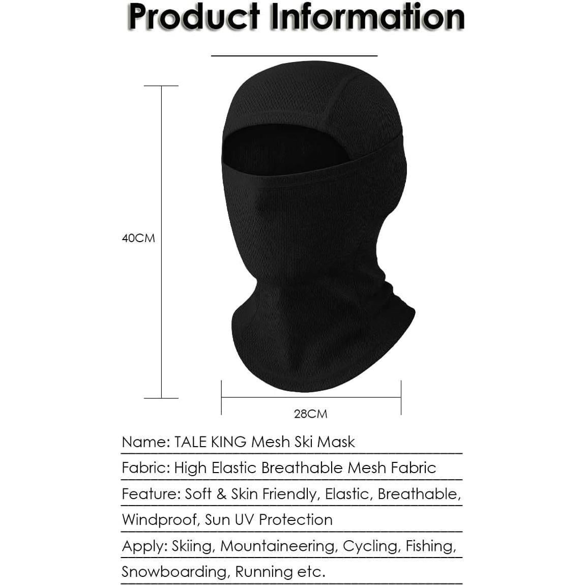 Máscara Balaclava de Esquí TALE KING Unisex Azul Real