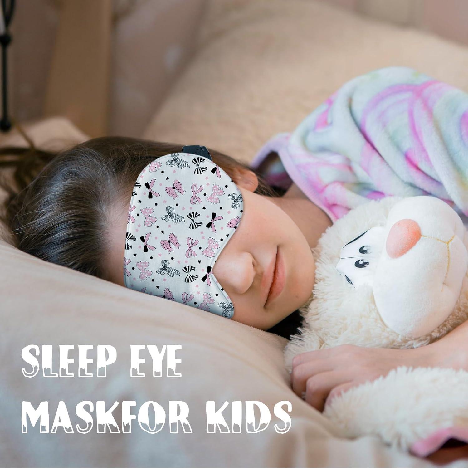 Máscara de Sueño Infantil Zelaxeyi con Diseño de Caricatura