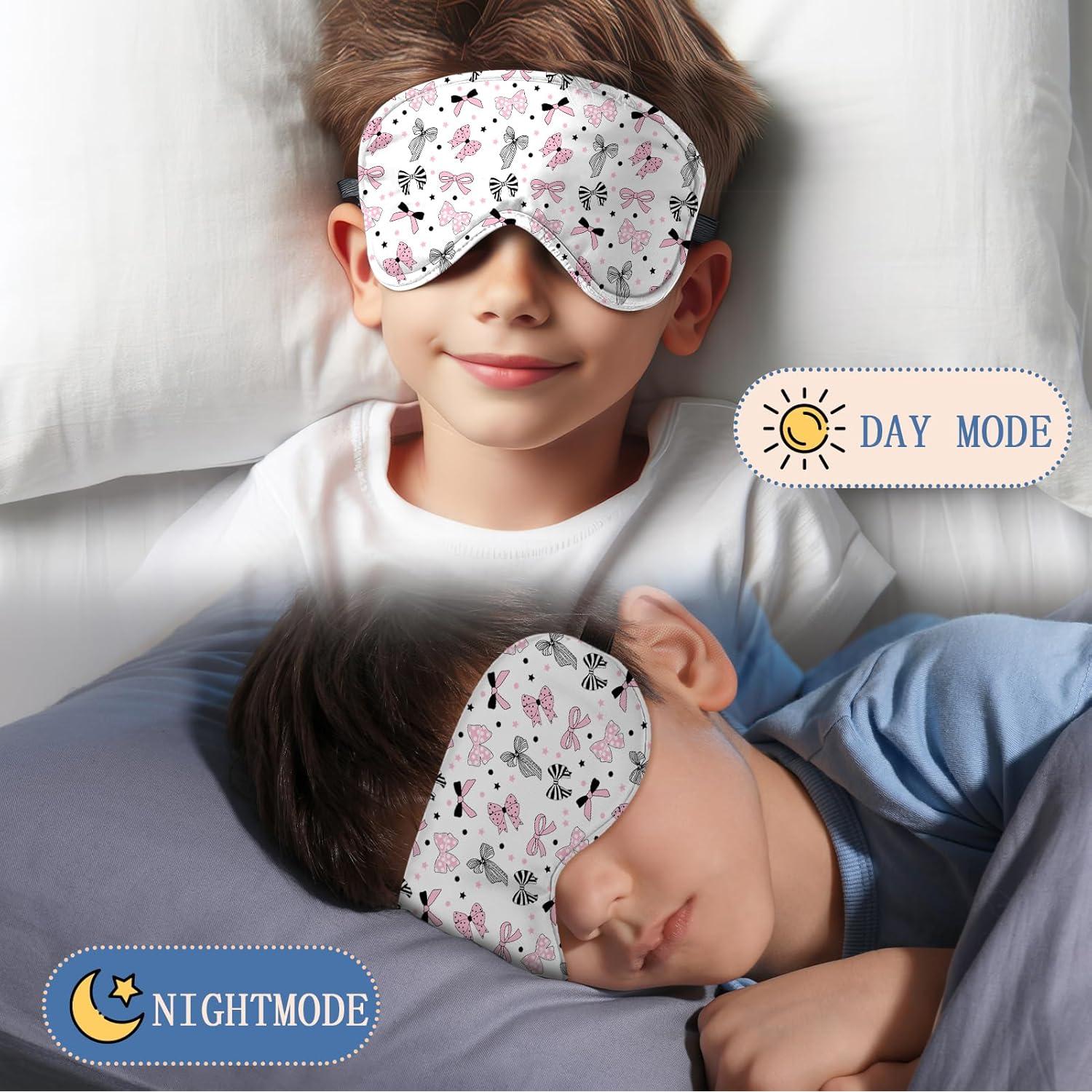 Máscara de Sueño Infantil Zelaxeyi con Diseño de Caricatura