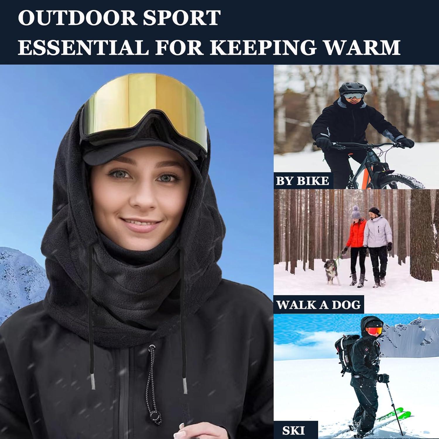 Máscara Balaclava de Invierno LANGYAO para Hombres - Cálida y a Prueba de Viento