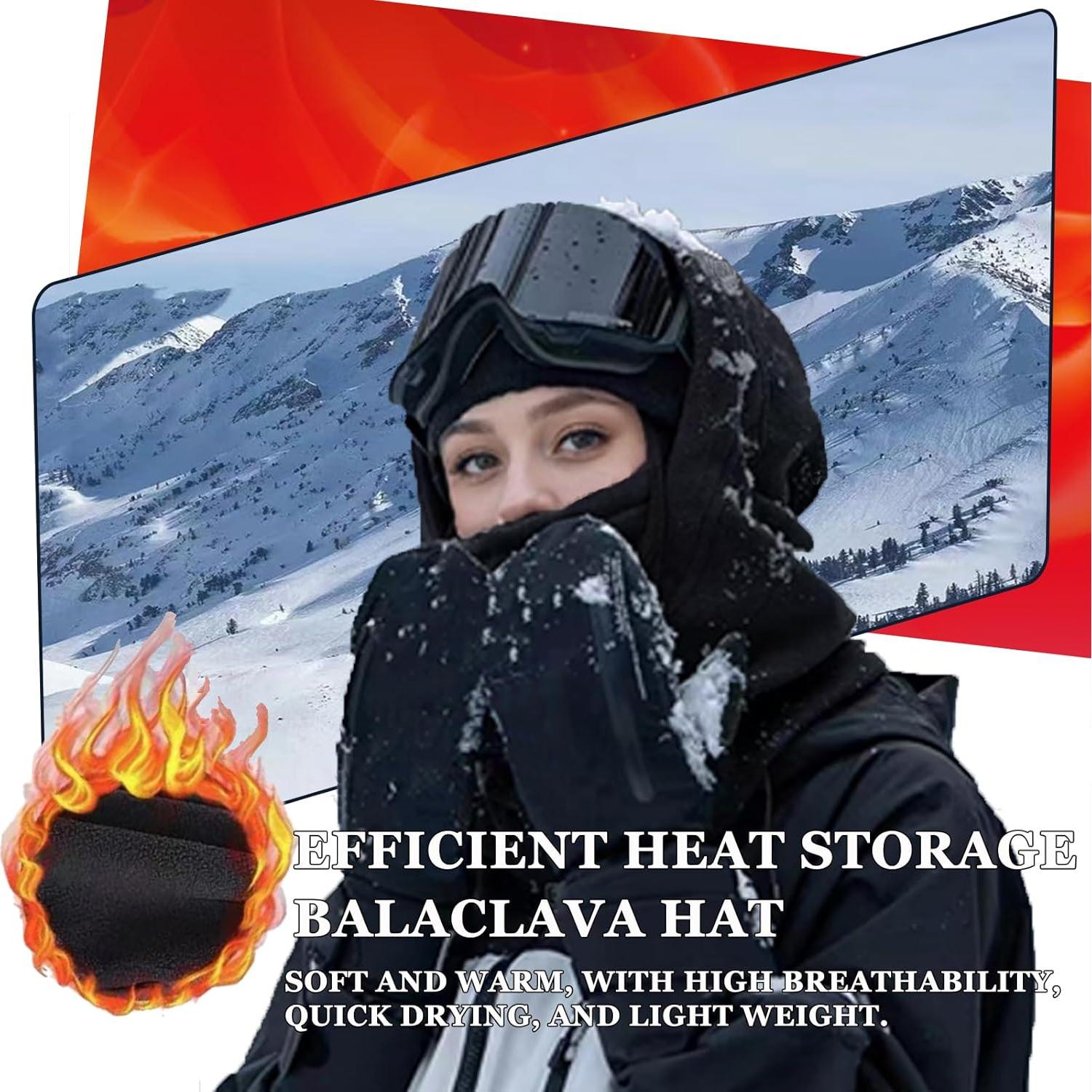 Máscara Balaclava de Invierno LANGYAO para Hombres - Cálida y a Prueba de Viento