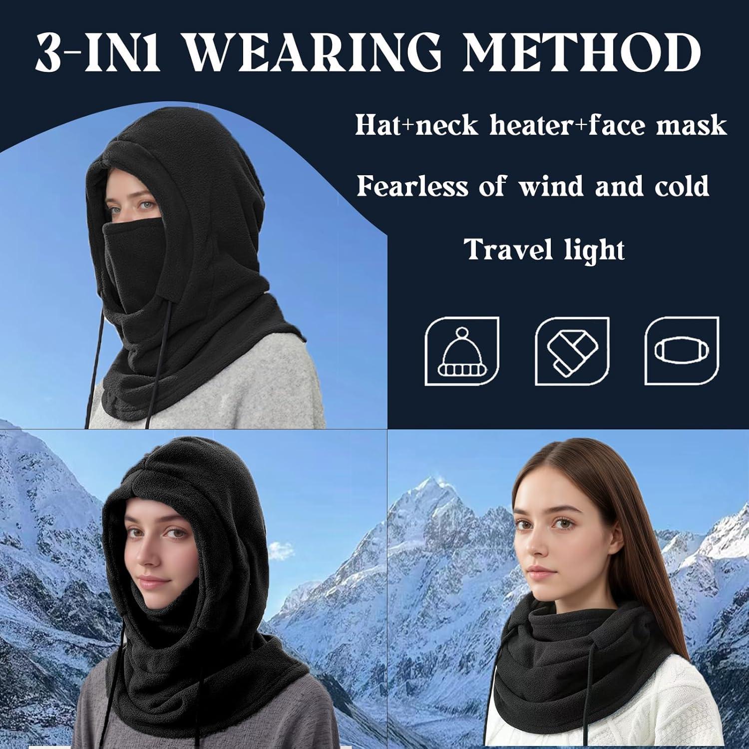 Máscara Balaclava de Invierno LANGYAO para Hombres - Cálida y a Prueba de Viento