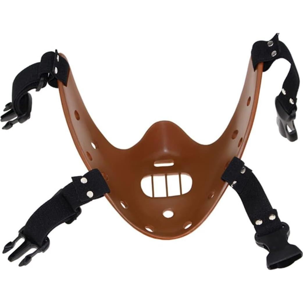 Máscara de Horror de Resina para Cosplay y Halloween - Medio Rostro