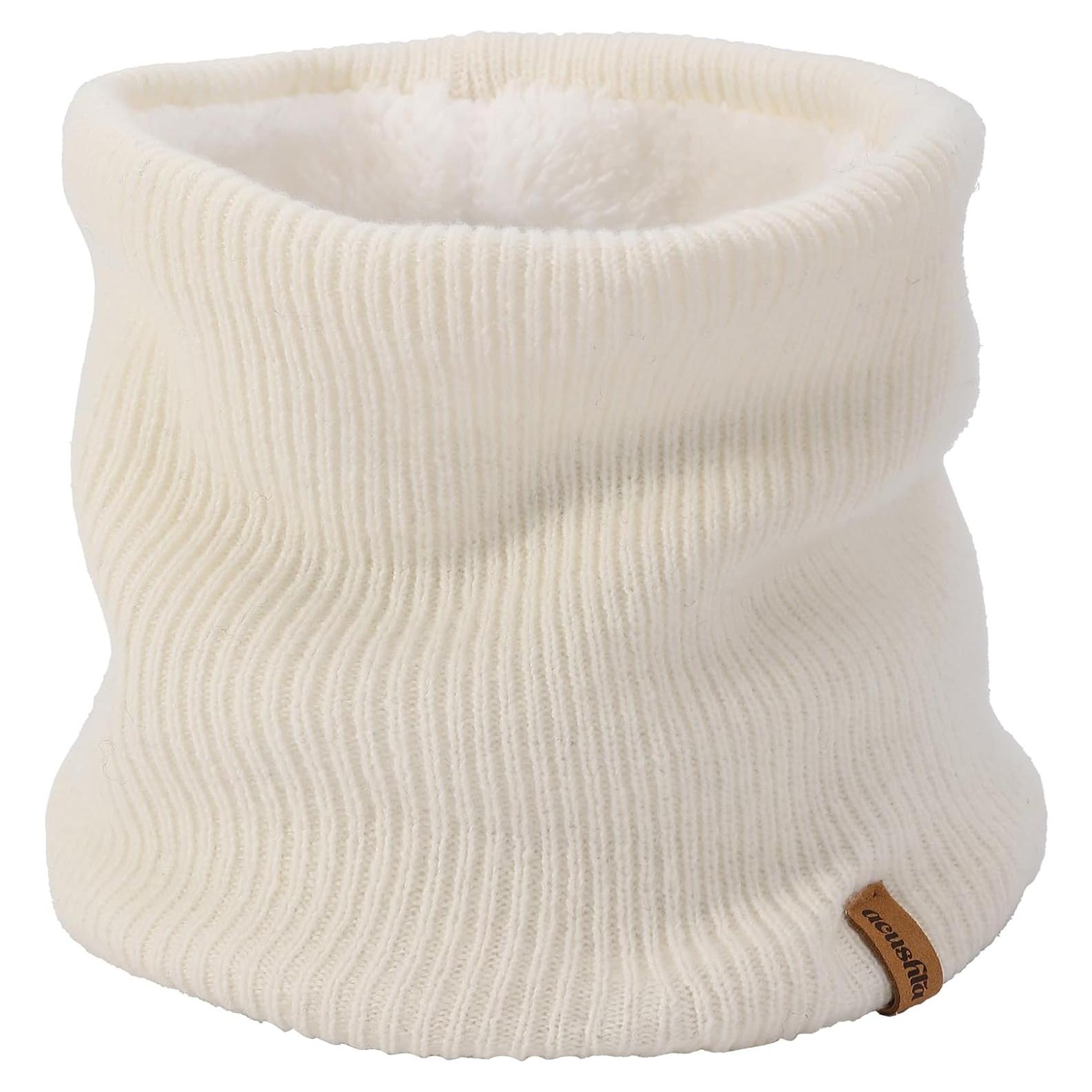 Bufanda de lana merino Acushla unisex forrada polar - Calentador de cuello