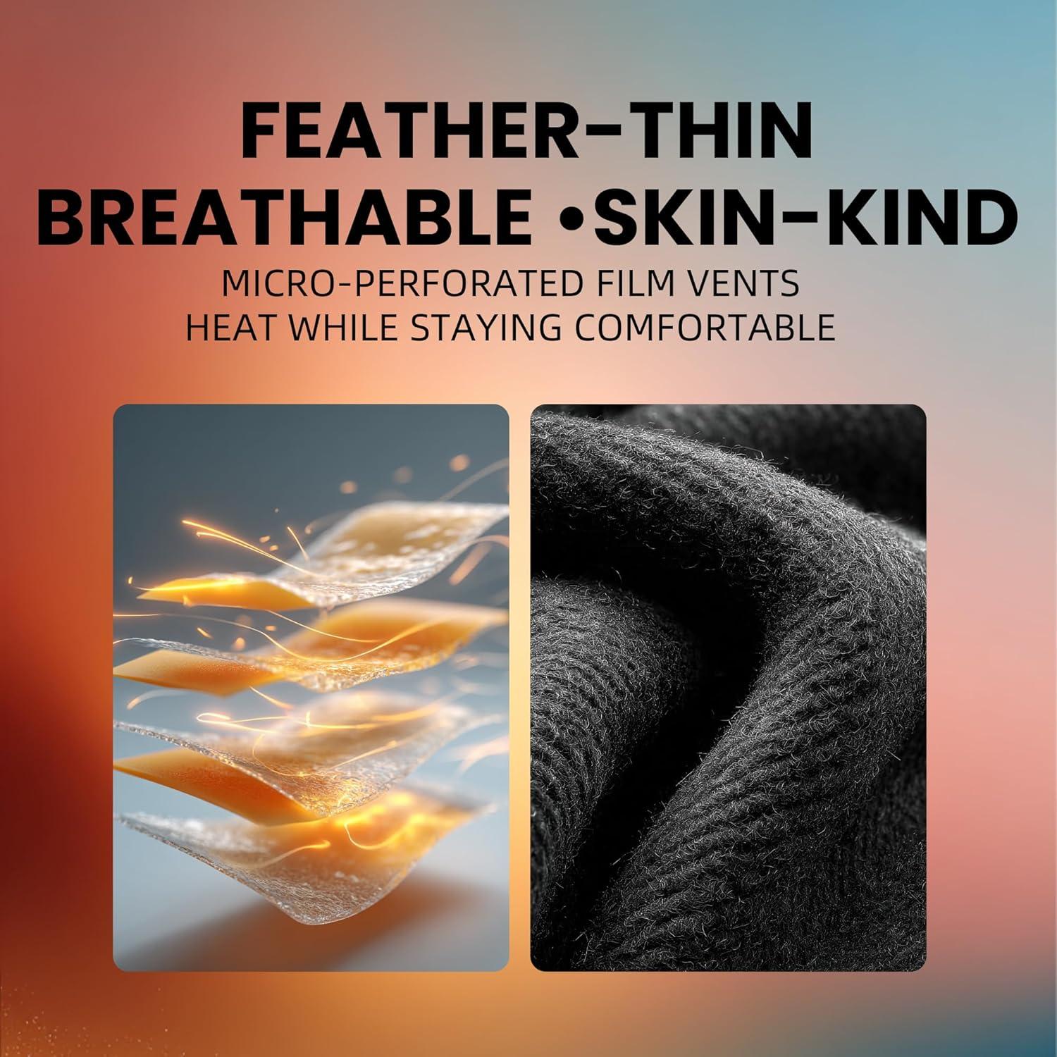 Pasamontañas Térmico Unisex AWNG002 con Parches Calor