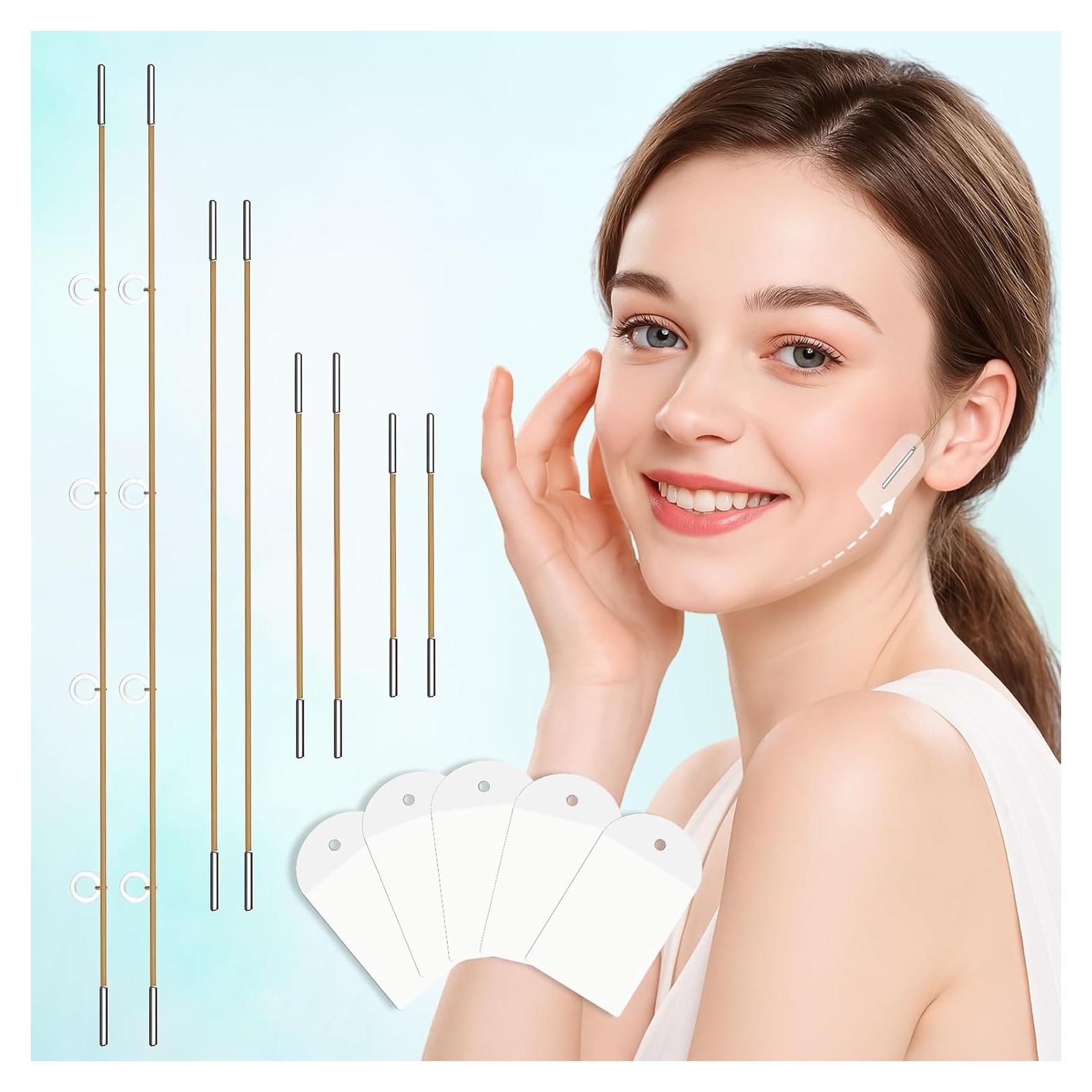 Cinta de Lifting Facial BAIGUOZH, 120 Piezas Hipoalergénica