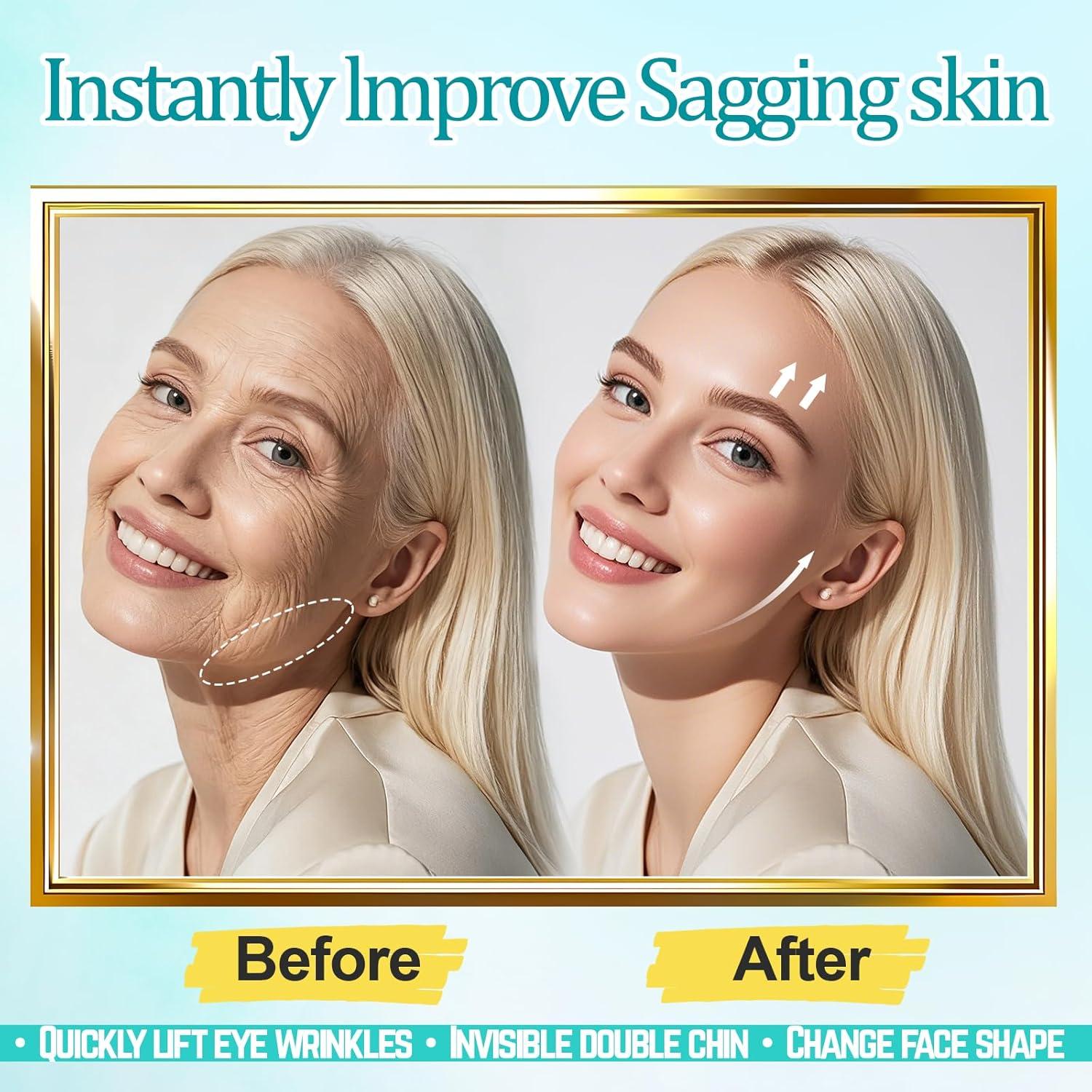 Cinta de Lifting Facial BAIGUOZH, 120 Piezas Hipoalergénica