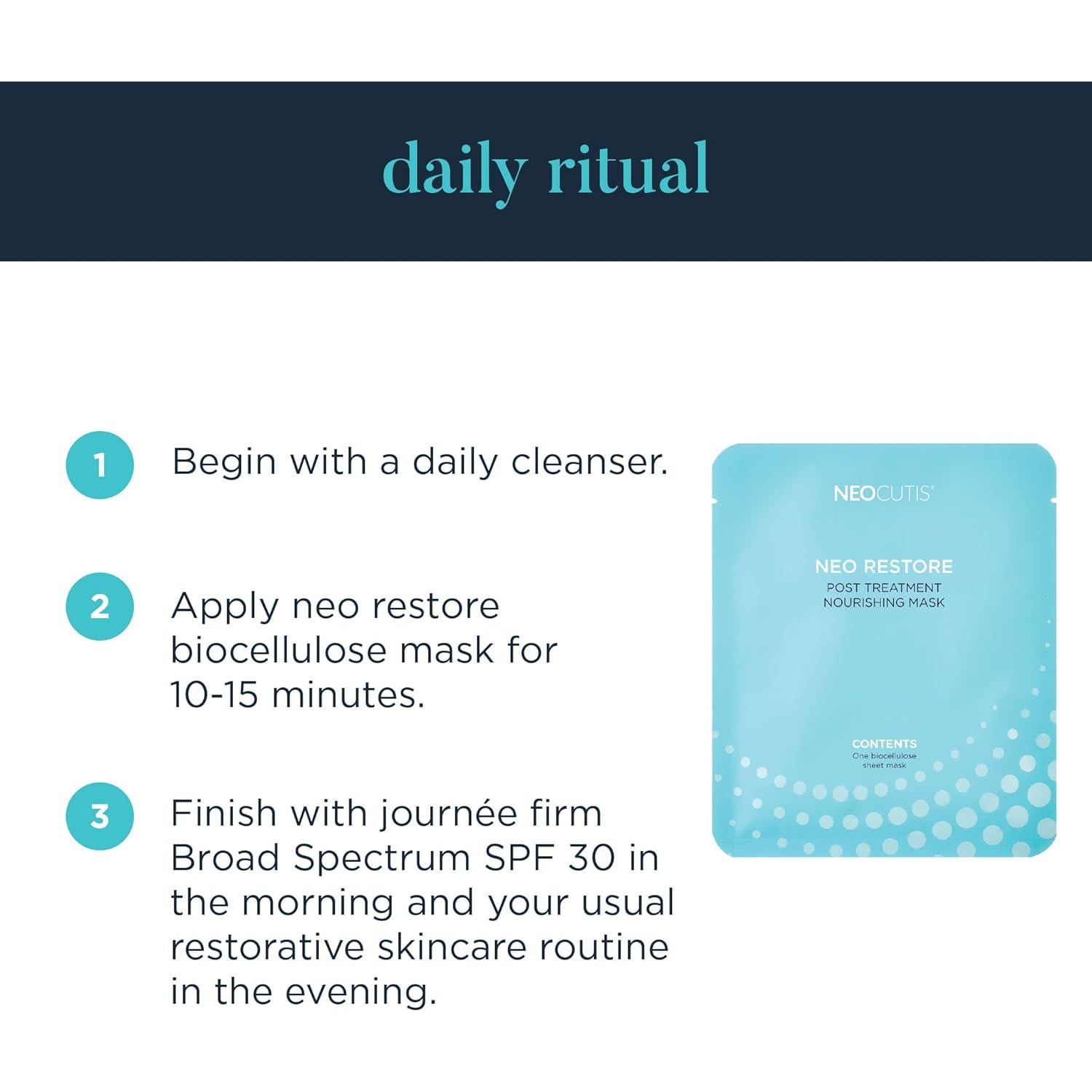 Mascarilla Biocelulosa Neocutis Neo Restore - 6 Unidades