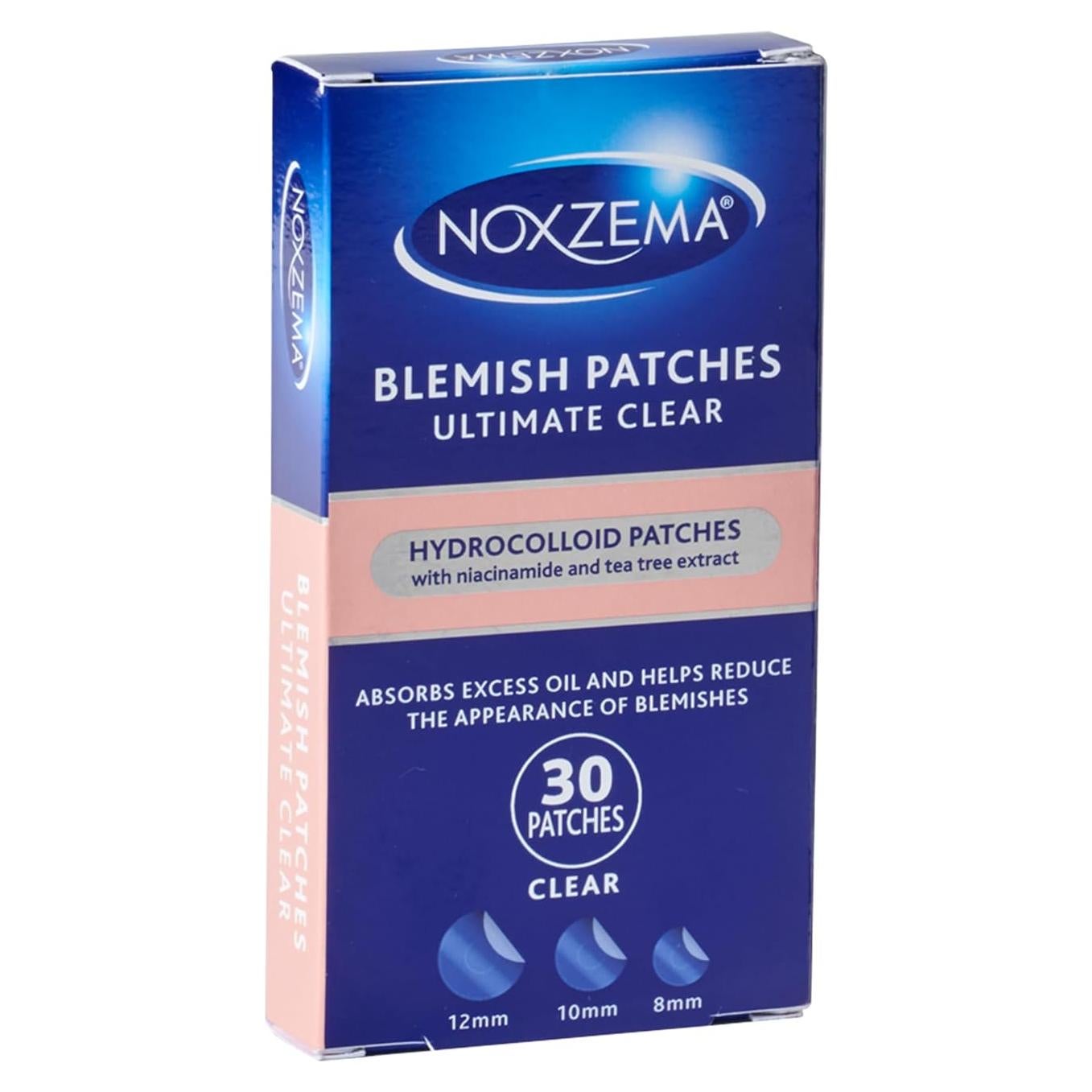 Parches Hidrocoloides Noxzema para Acné con Niacinamida - 30 Unidades
