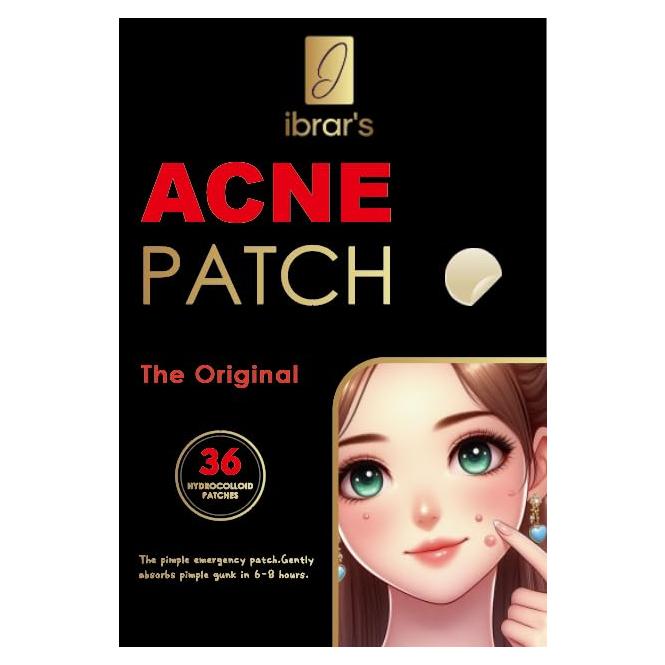 Parche Hidrocoloide Invisible Ibrar para Acné y Espinillas