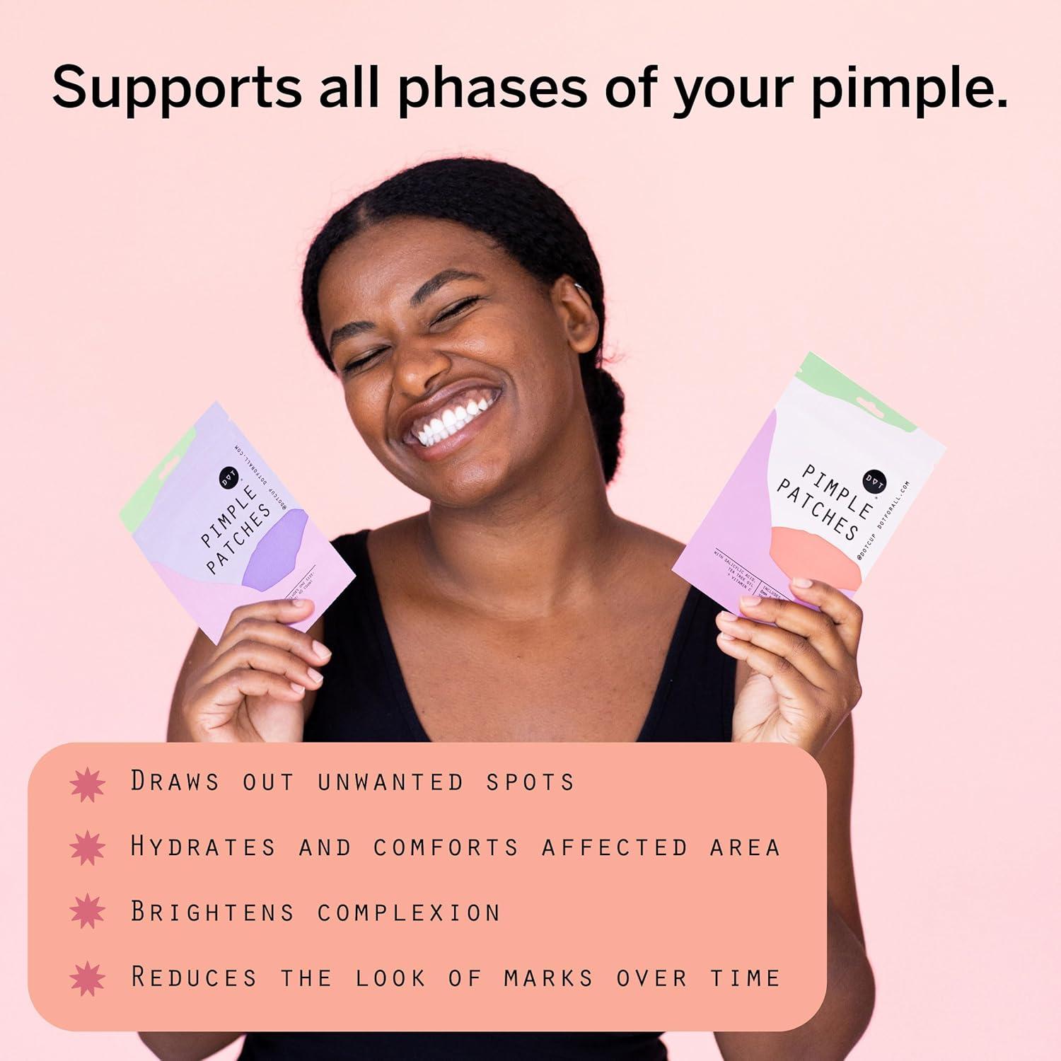 Parche Hidrocoloide para Granos Dot - 36 Unidades (8mm y 12mm)