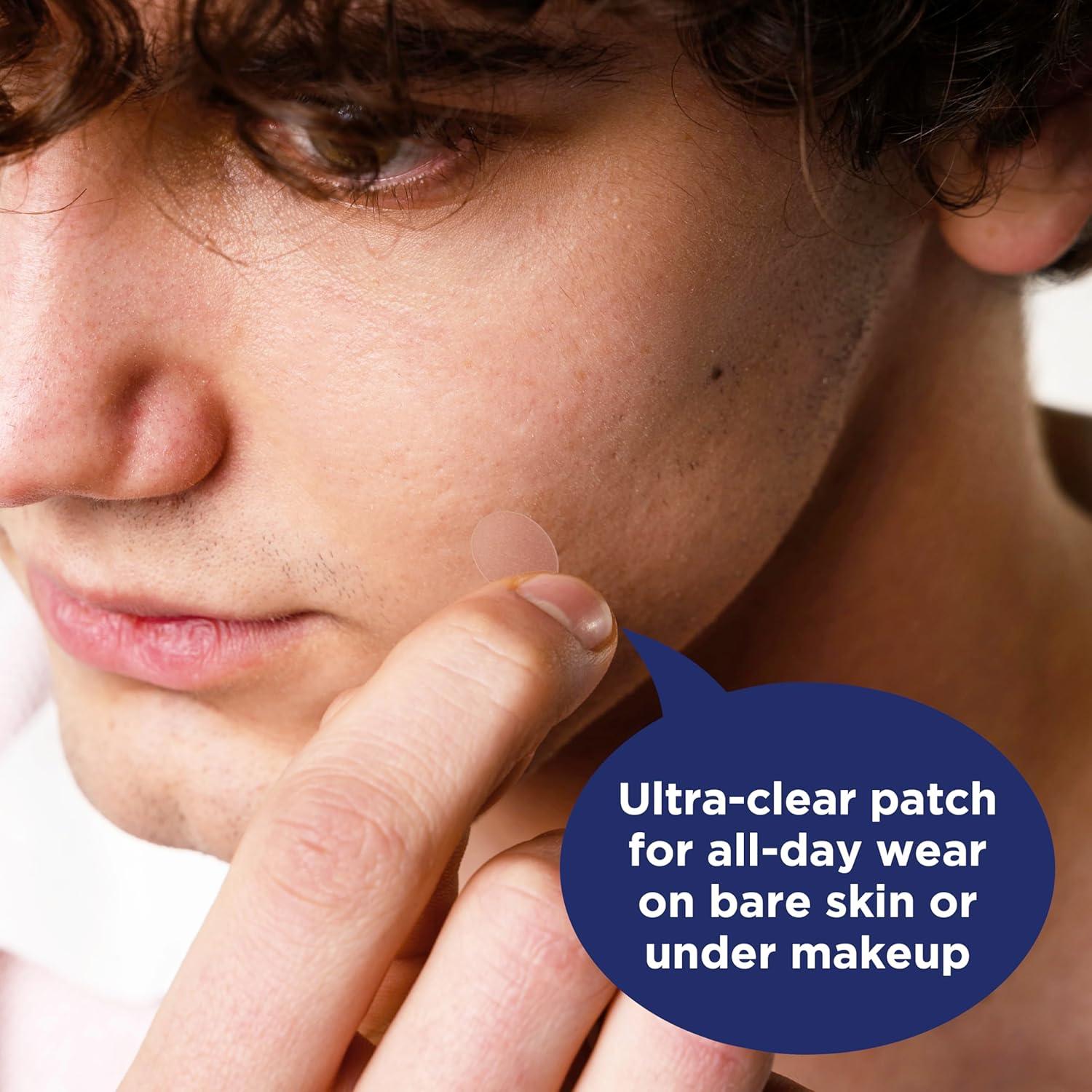 Parche Invisible PanOxyl para el Día - 40 Parches (20 Grandes y 20 Pequeños) - Ácido Salicílico y Extracto de Té Verde