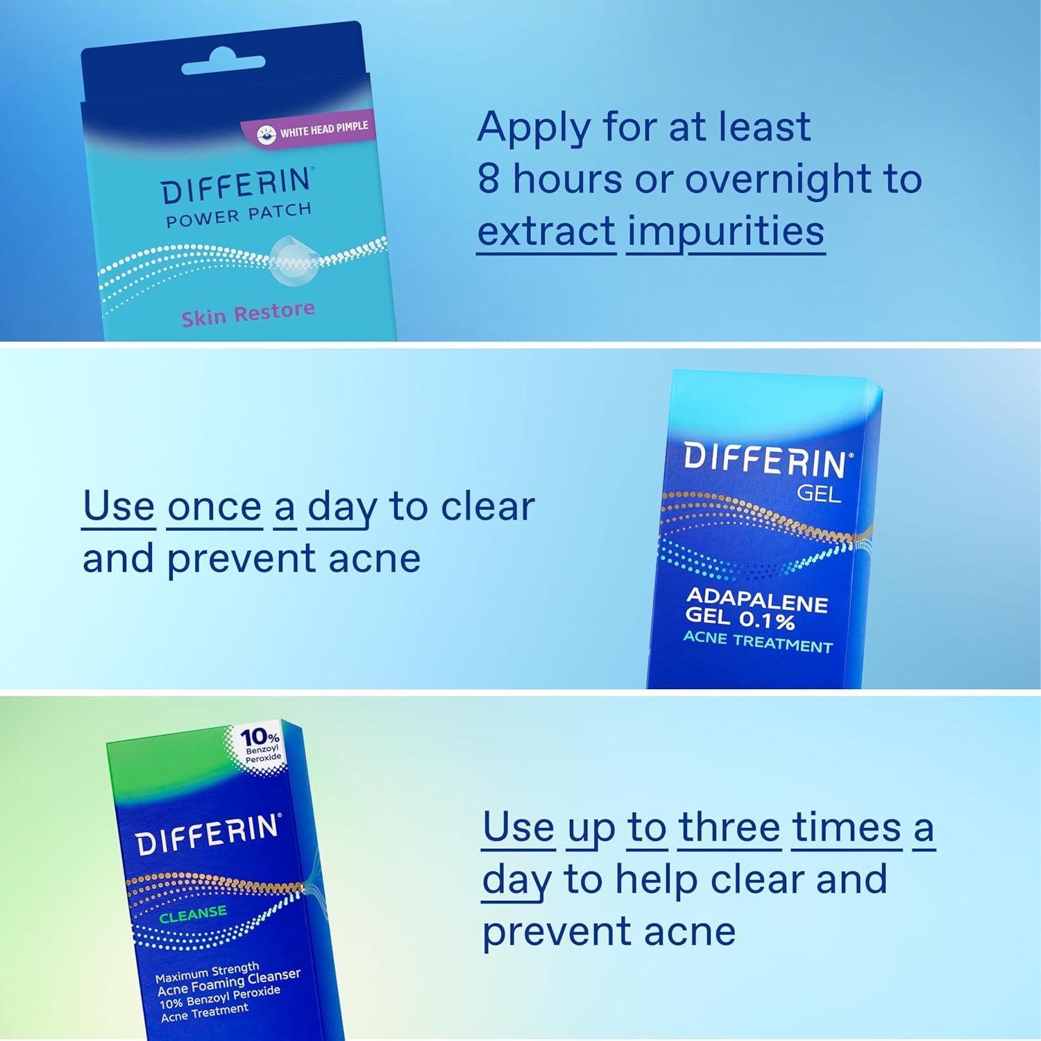 Parches Hidrocoloides Differin para Espinillas 23 ct - Zinc y Niacinamida