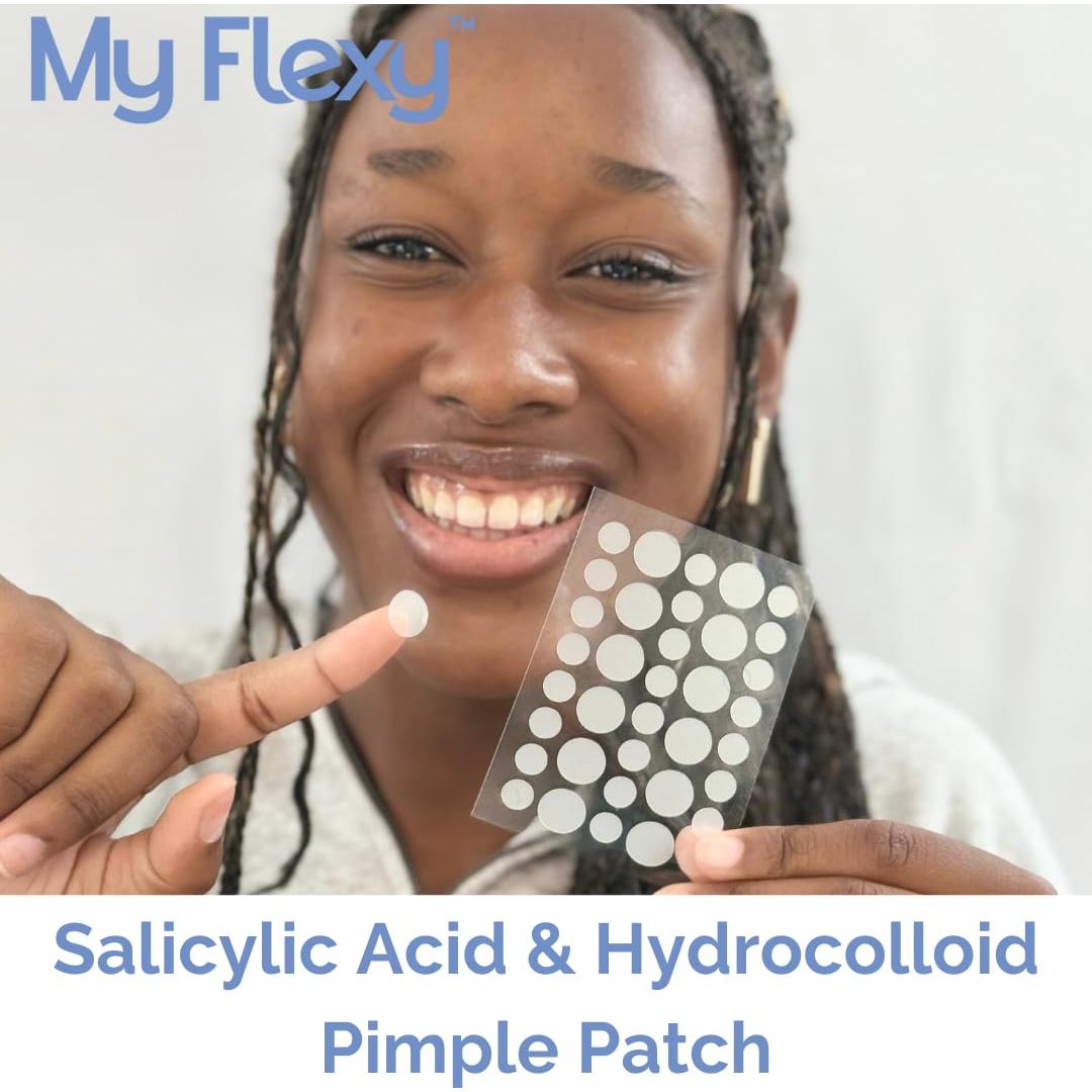 Parche para Granos My Flexy - Hidrocoloide con Ácido Salicílico - 36 Unidades