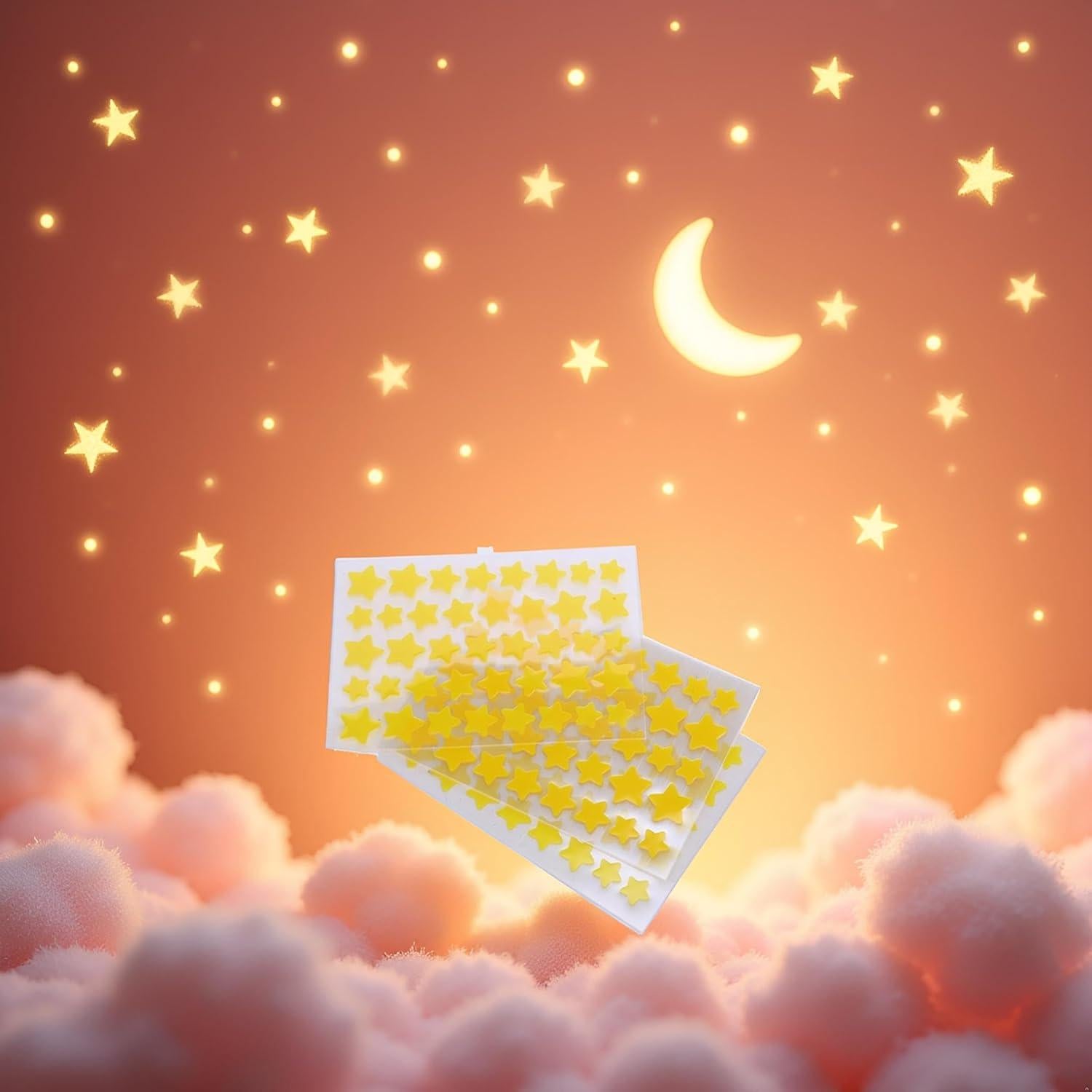 Parche para Granitos Hidrocoloide SquarezhenBo 10 Hojas Amarillo