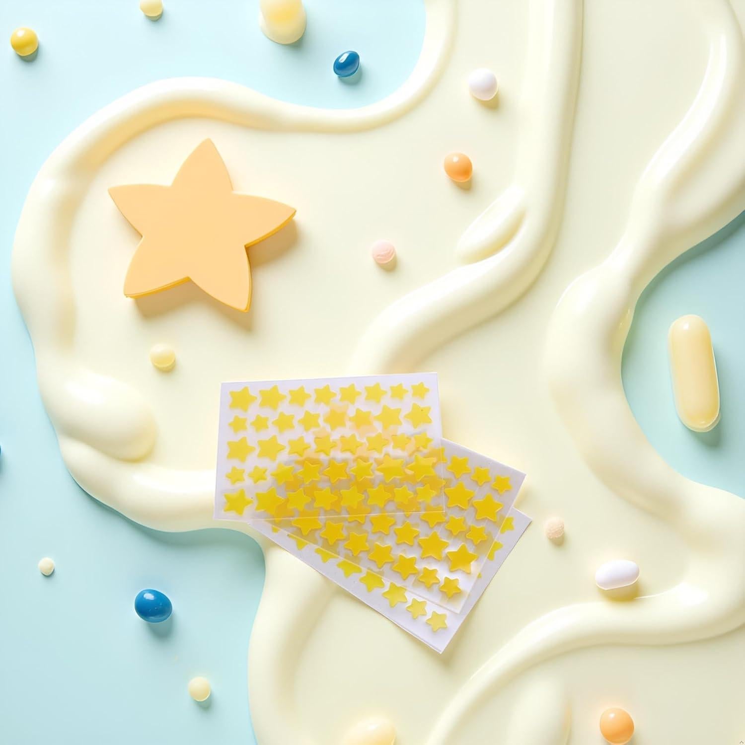 Parche para Granitos Hidrocoloide SquarezhenBo 10 Hojas Amarillo