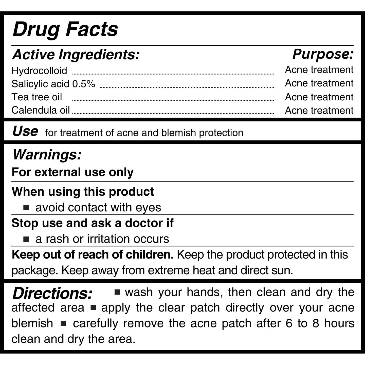 Parche hidrocoloide para granos CLERZENA 120 unidades
