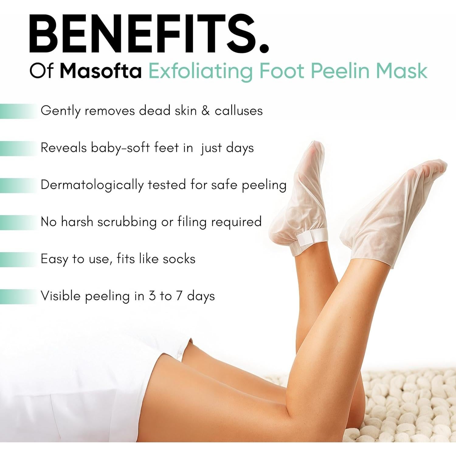 Mascarilla Exfoliante para Pies Jainam 40g - Talones Suaves