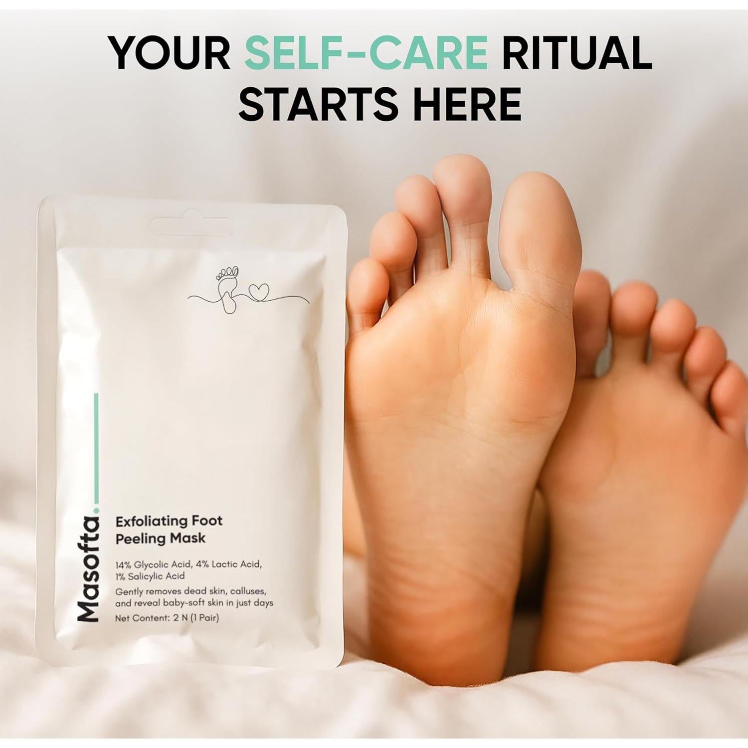 Mascarilla Exfoliante para Pies Jainam 40g - Talones Suaves