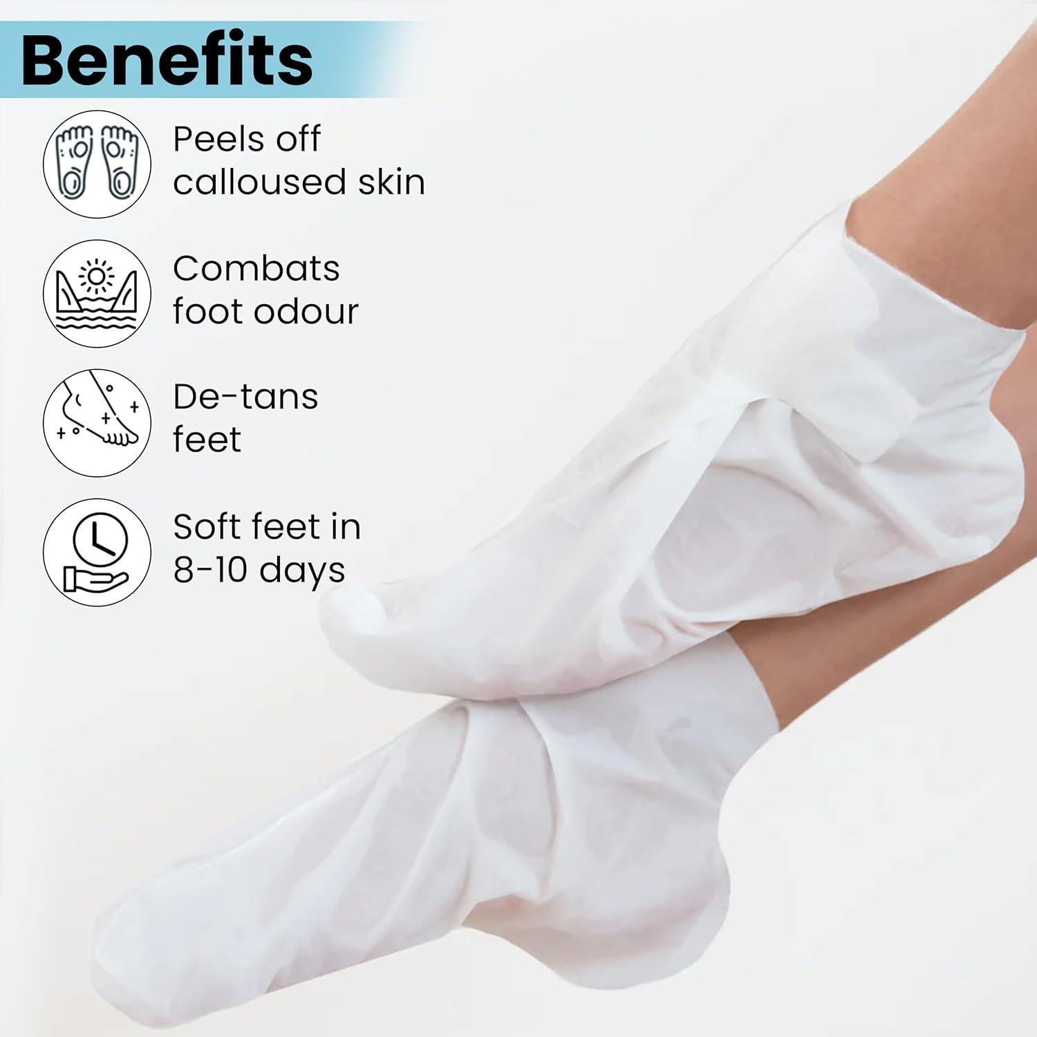 Máscara Exfoliante para Pies Coreana Chamos - Hidratante y Suave