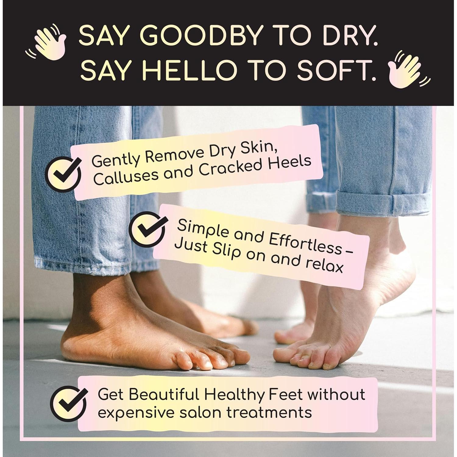 Mascarilla Exfoliante para Pies Crescena - Suaviza Talones Agrietados