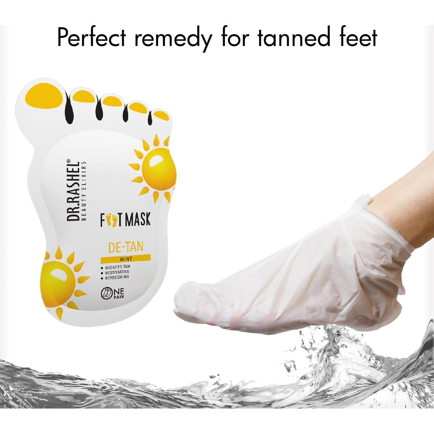 Mascarilla Exfoliante para Pies DR.RASHEL - 1 Par Hidratante
