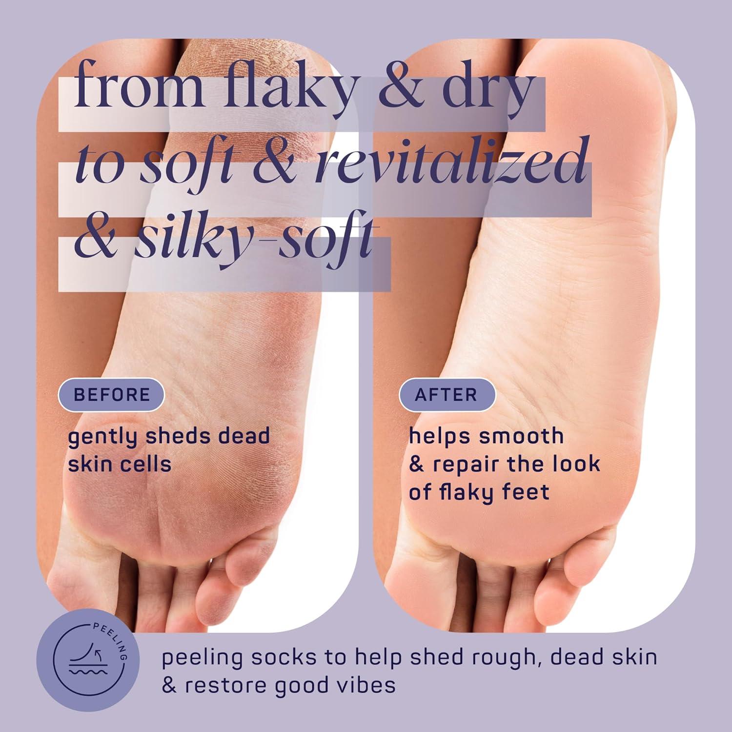 Máscara Exfoliante para Pies SpaLife - Paquete de 8 Unidades