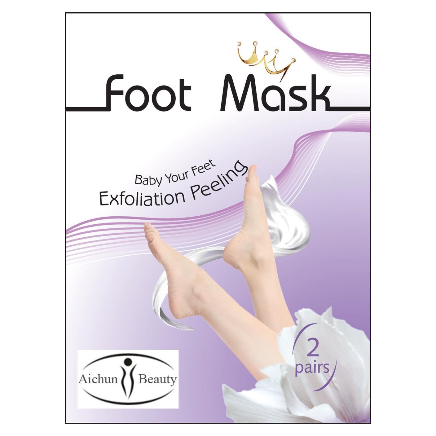 Mascarilla Exfoliante para Pies AICHUN BEAUTY - 2 Paquetes
